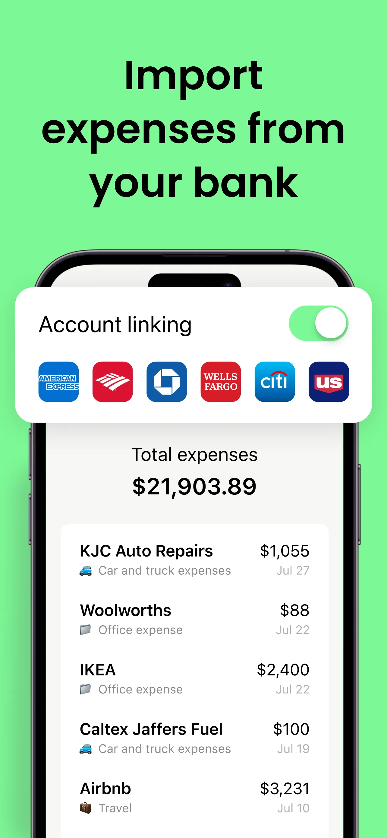 Tofu Expense: Receipt Tracker iphone screenshot 2