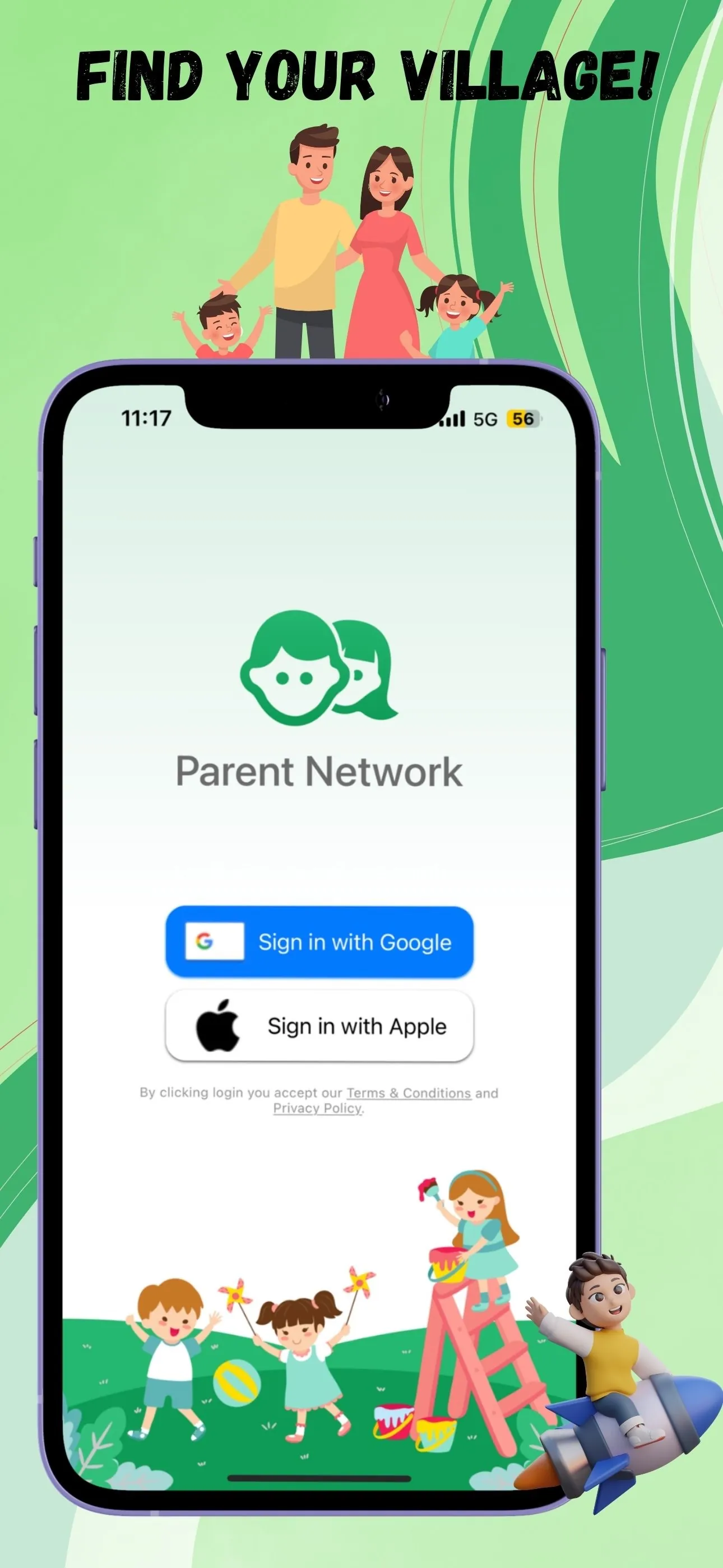 Parent Network iphone screenshot 1