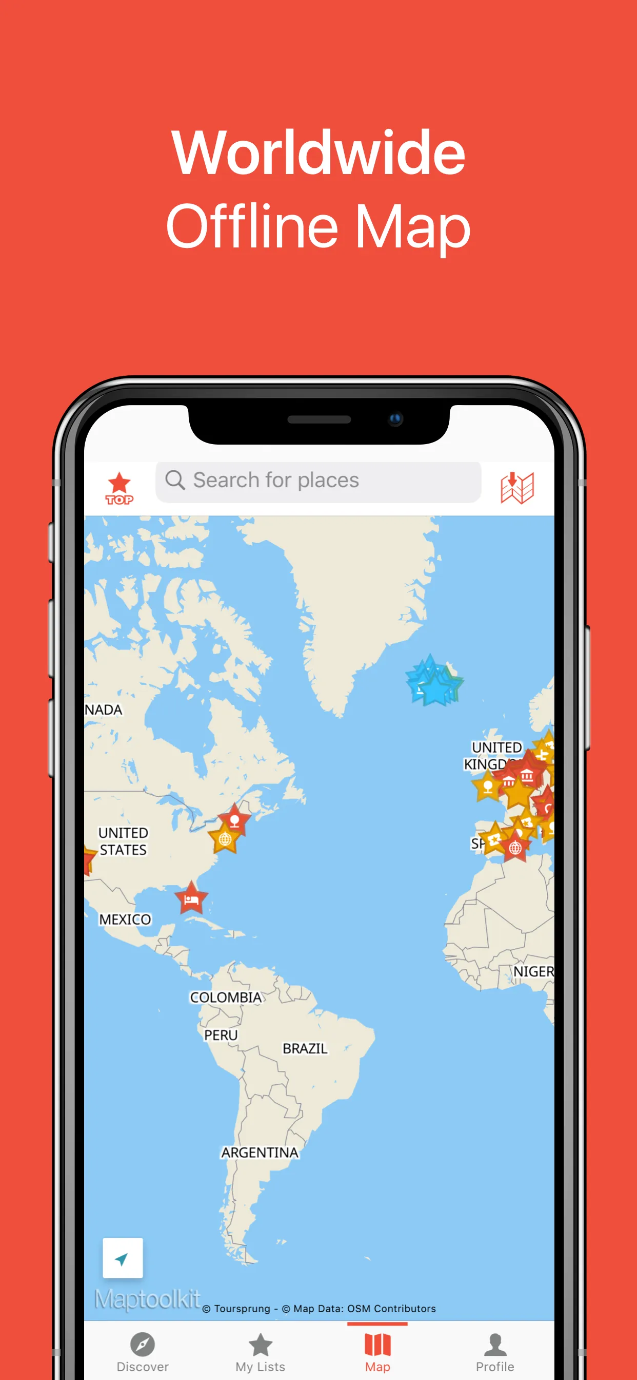 CityMaps2Go – Offline Maps iphone screenshot 1