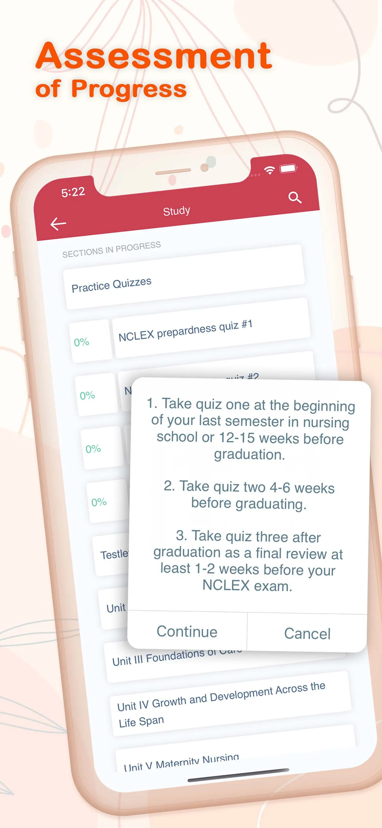 Saunders Comp Review NCLEX RN iphone screenshot 4