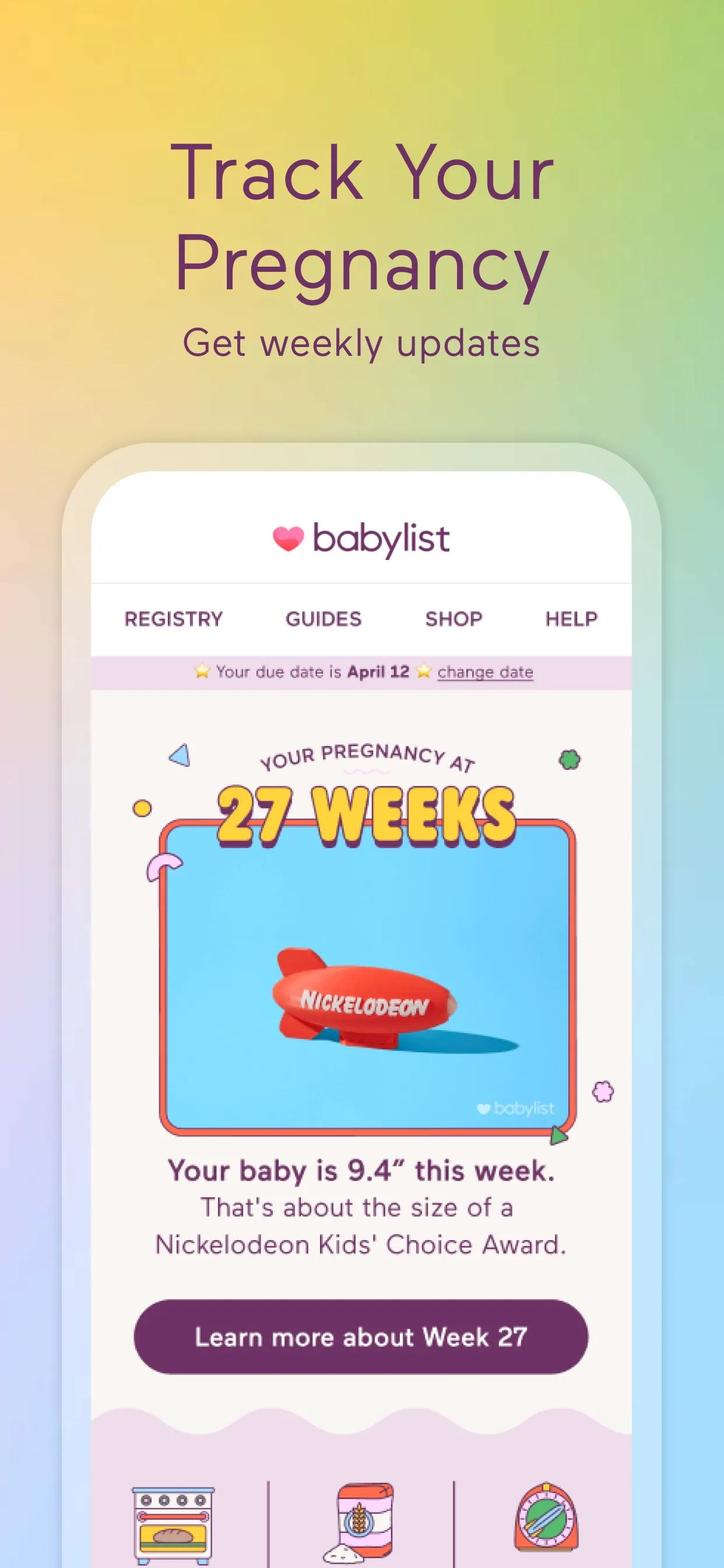 Babylist Baby Registry iphone screenshot 3