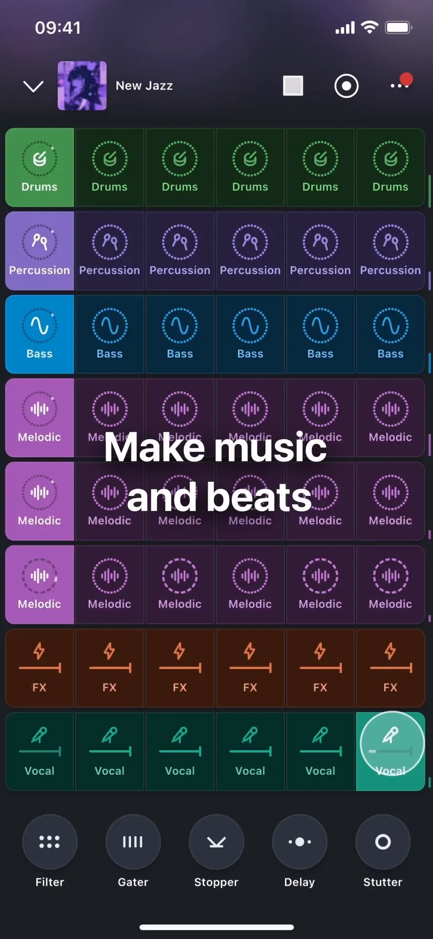Launchpad - Music & Beat Maker iphone screenshot 1