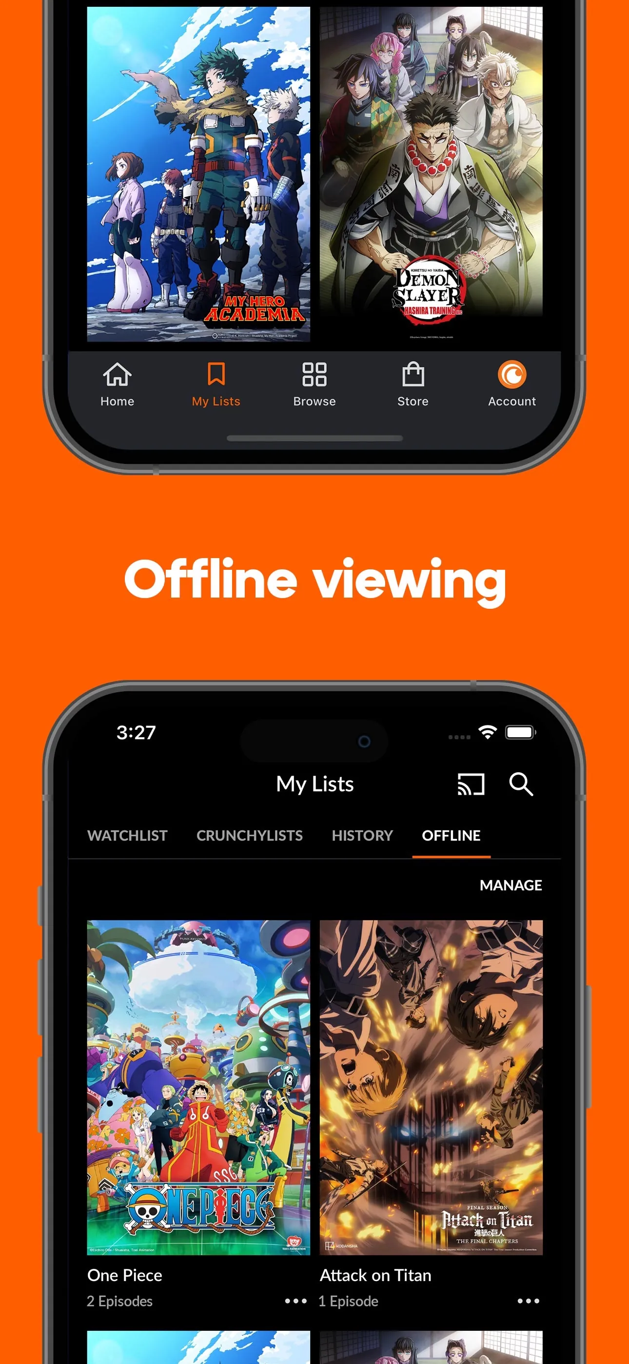 Crunchyroll iphone screenshot 5