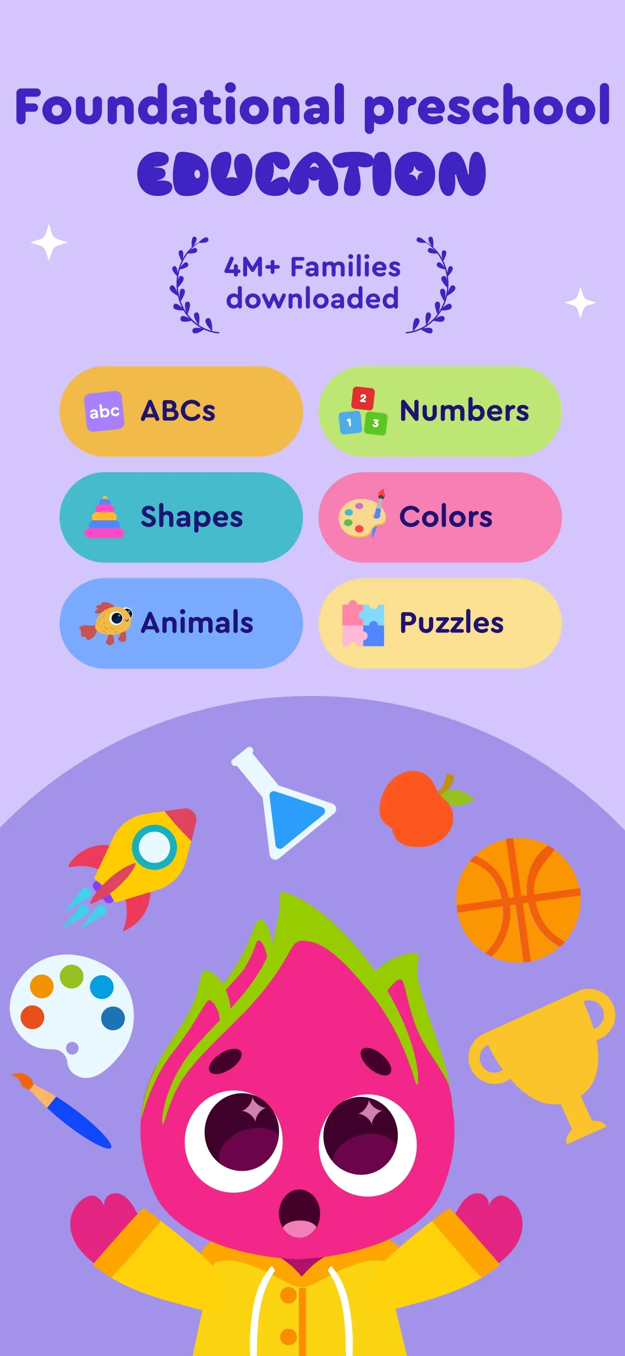 Keiki Learning games for Kids iphone screenshot 1