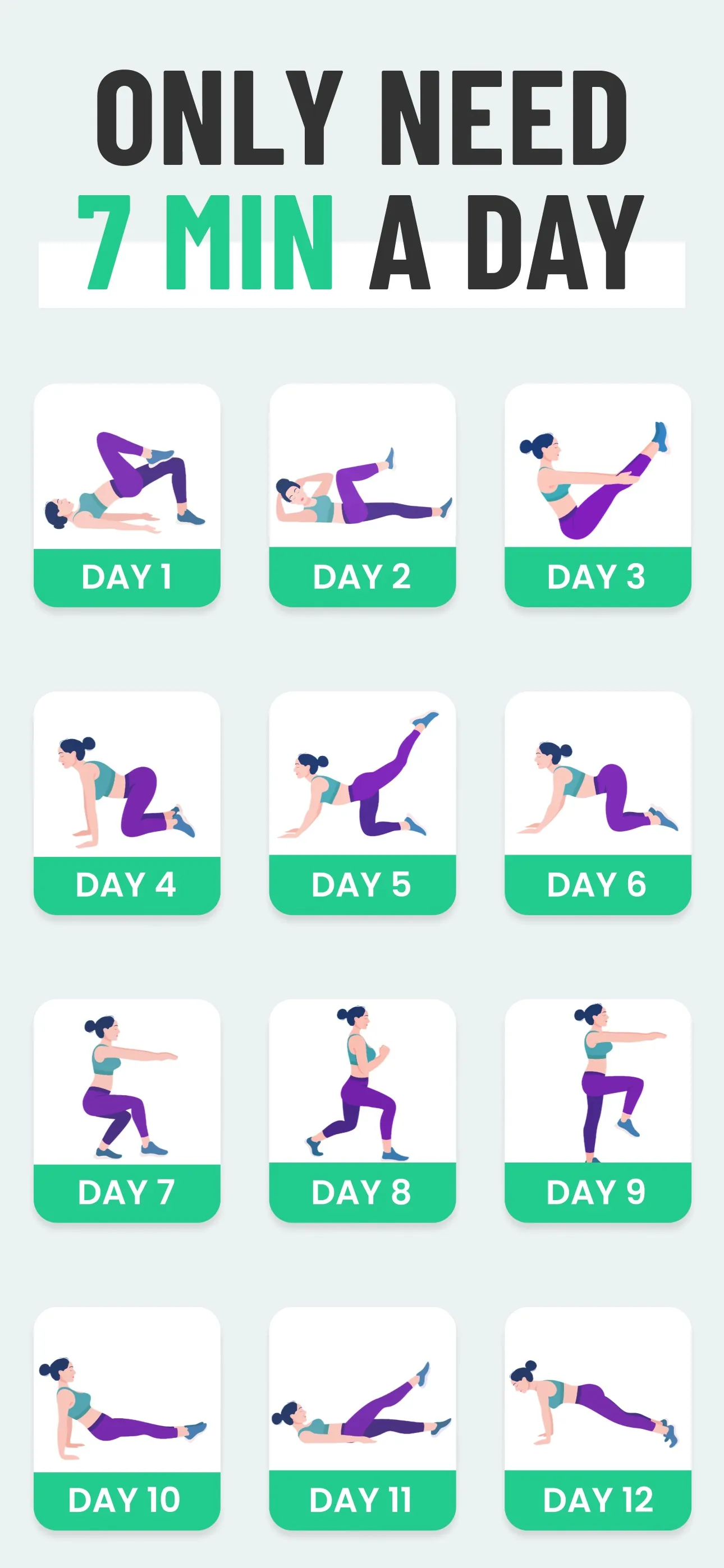 7 Minute Workout:Home Exercise iphone screenshot 1