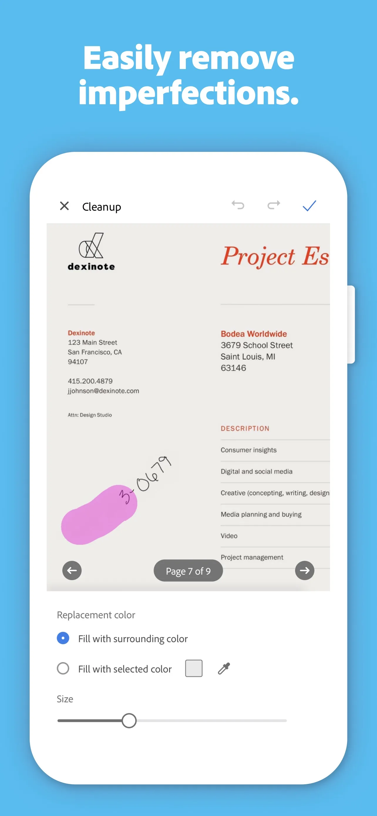 Adobe Scan: PDF & OCR Scanner iphone screenshot 7