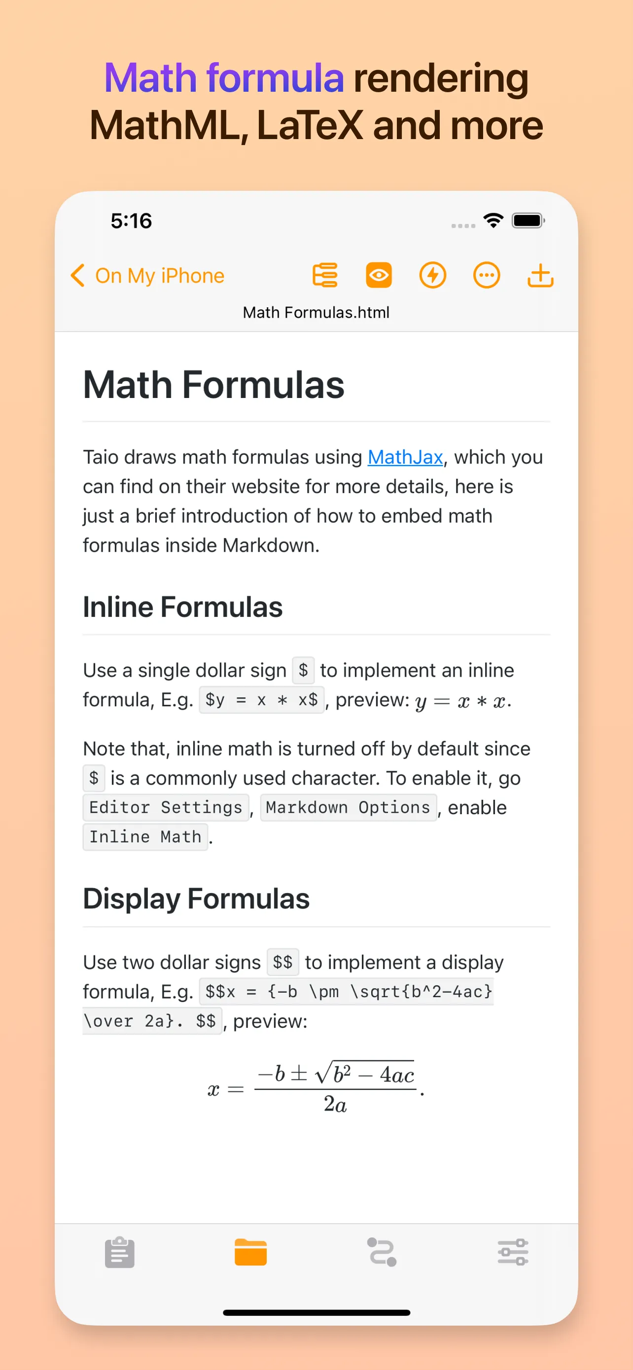 Taio - Markdown & Text Actions iphone screenshot 6