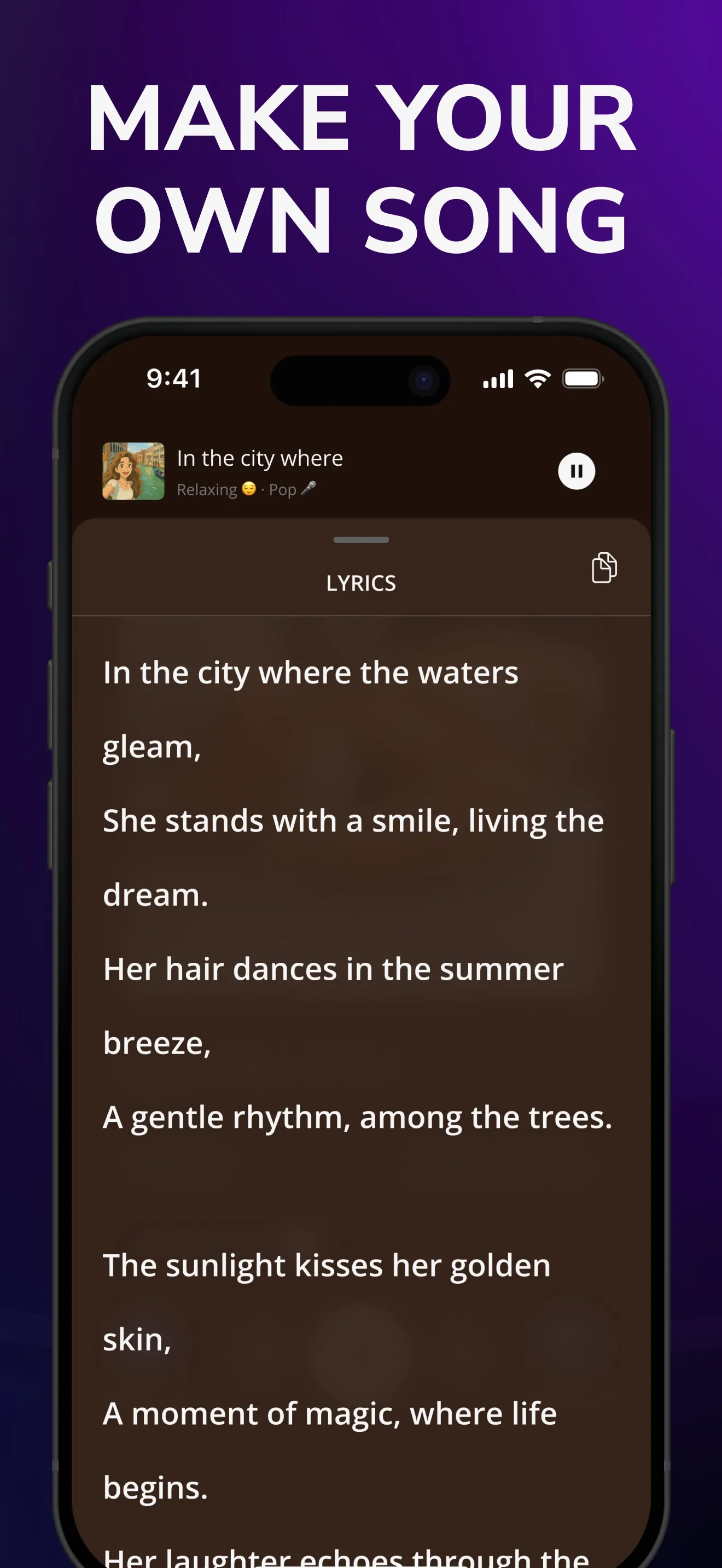 AI Song Generator - Mozart iphone screenshot 4