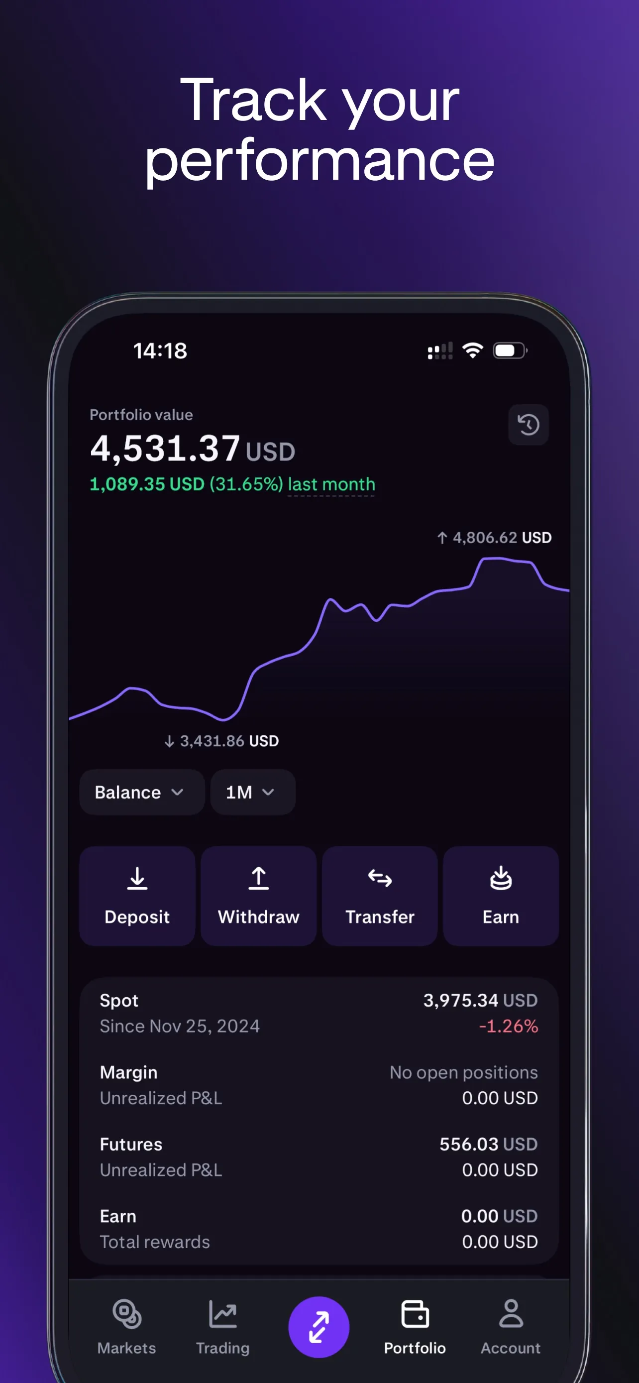 Kraken Pro: Buy & Trade Crypto iphone screenshot 7