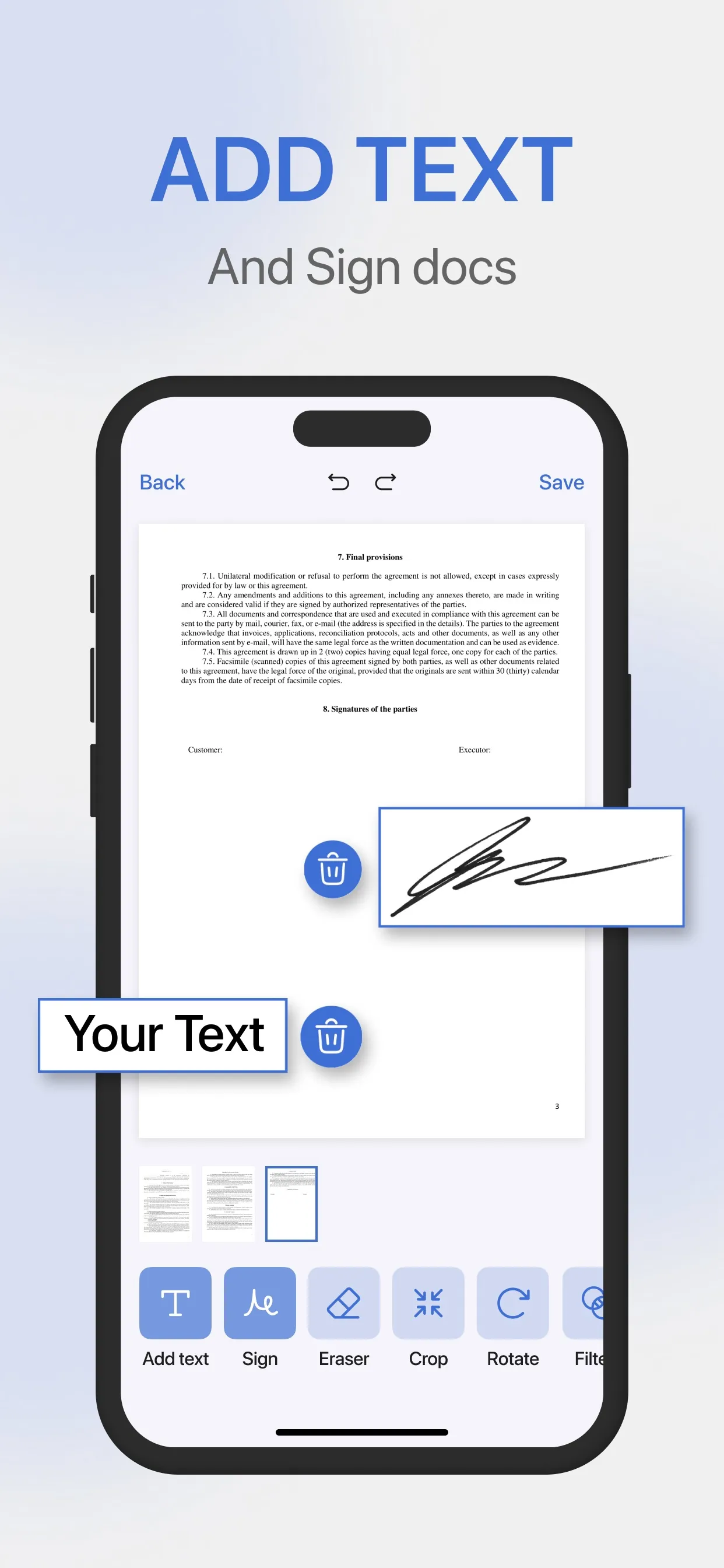 PDF editor: File Converter iphone screenshot 6