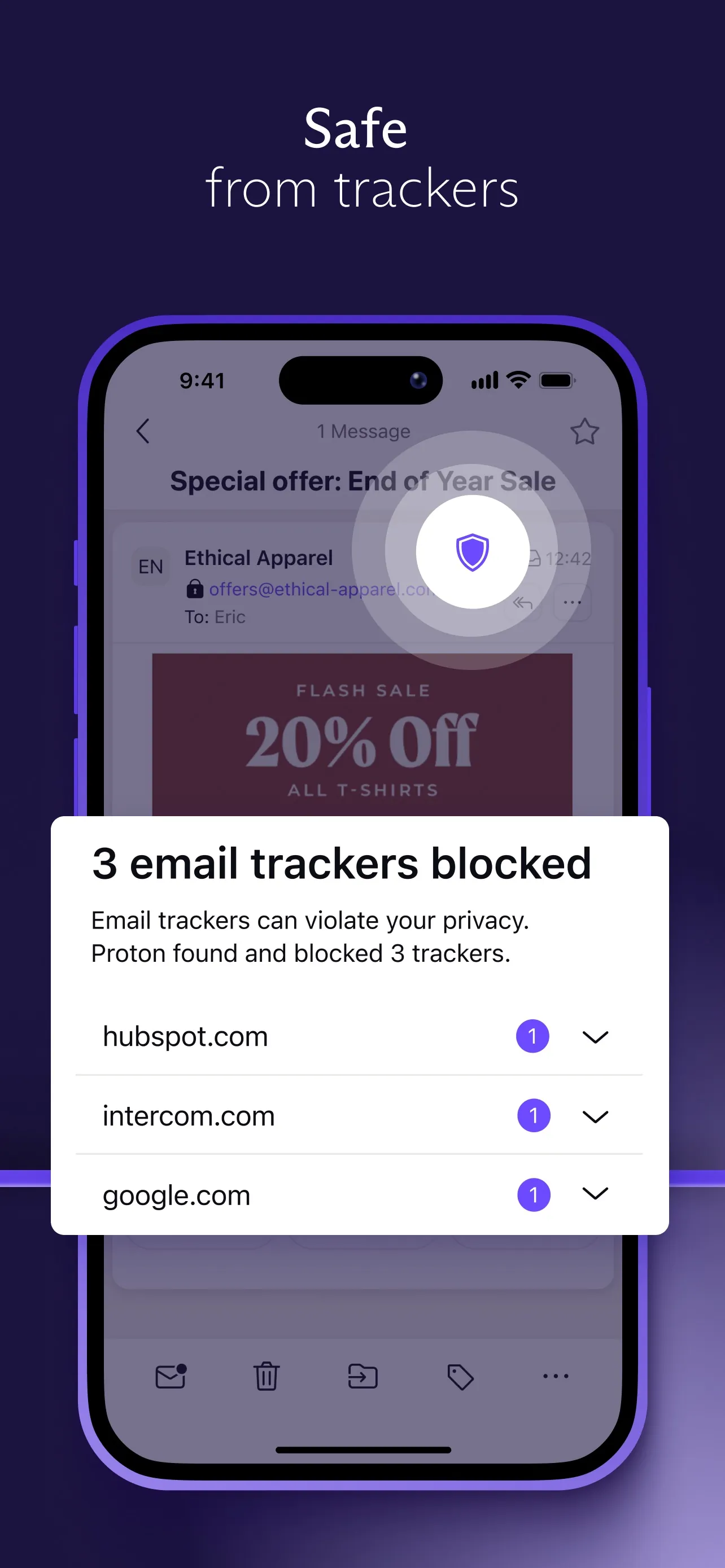 Proton Mail - Encrypted Email iphone screenshot 3