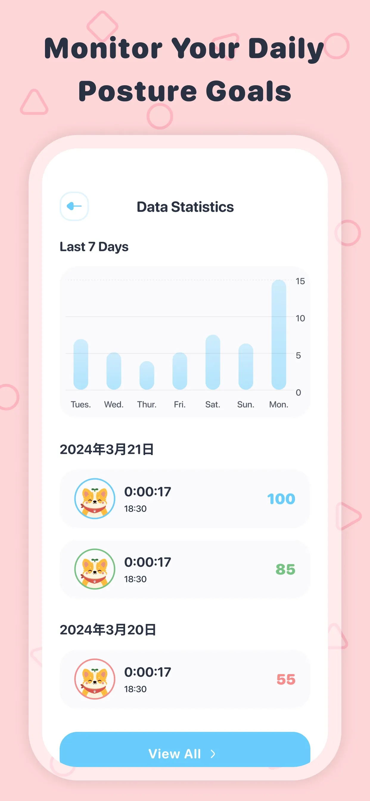 Sit Smart - Posture Corrector iphone screenshot 2