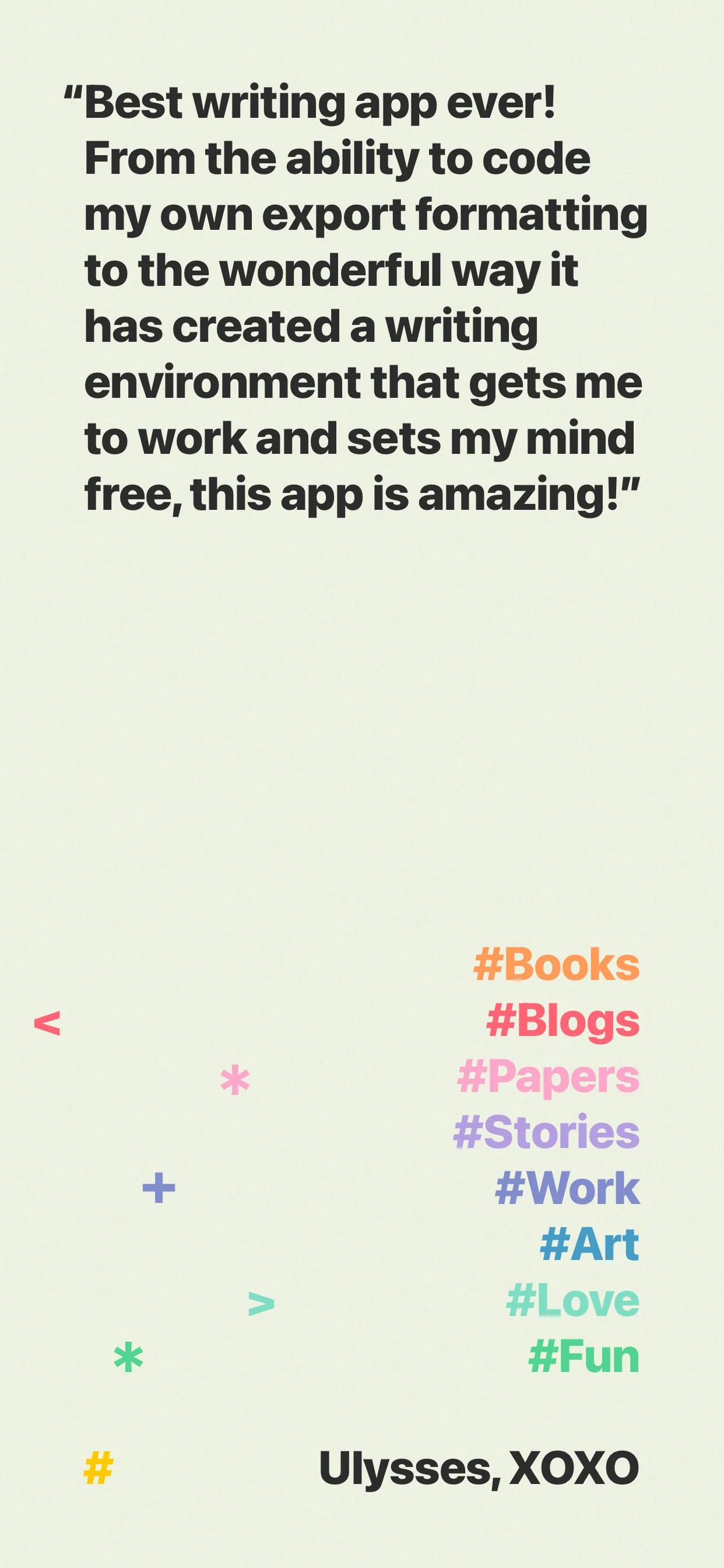 Ulysses: Writing App iphone screenshot 10