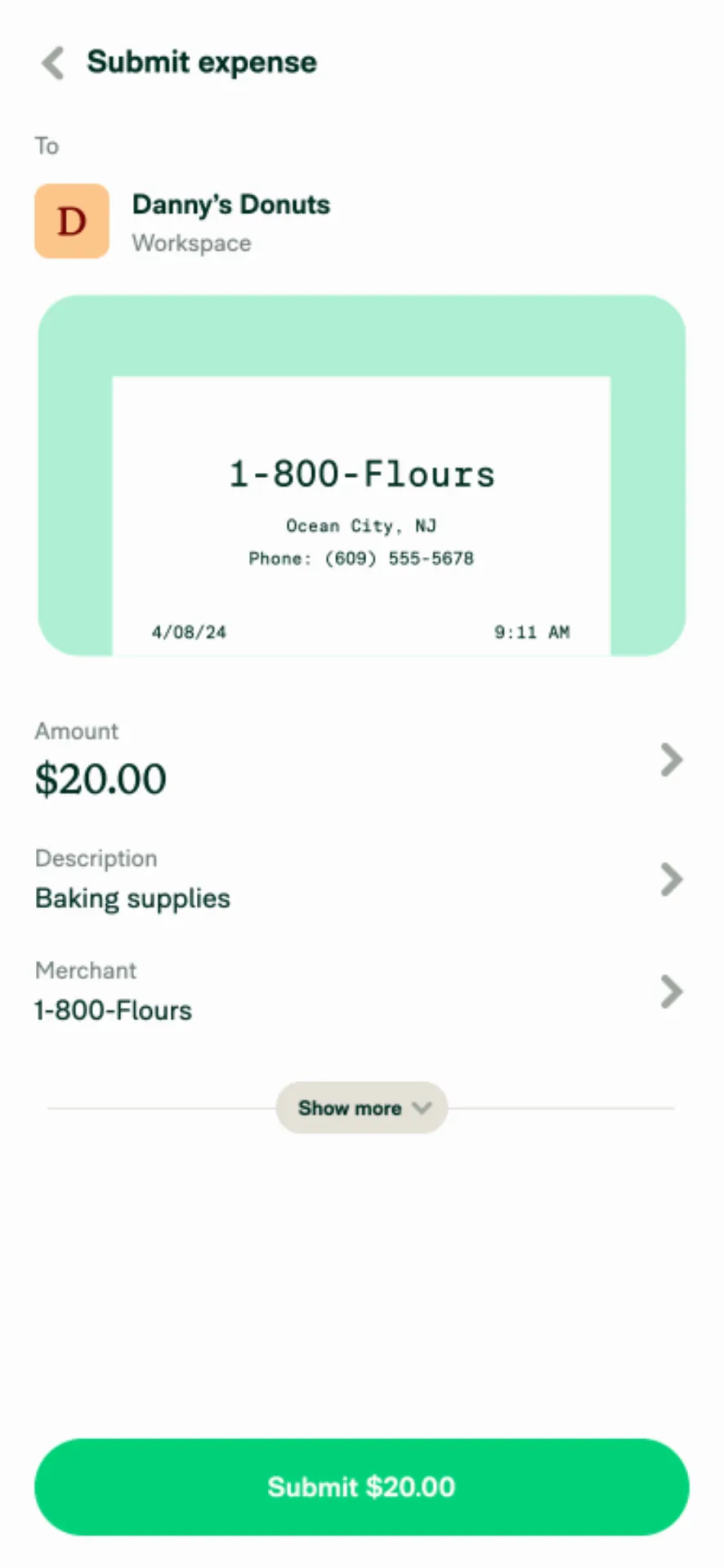 Expensify - Travel & Expense iphone screenshot 1
