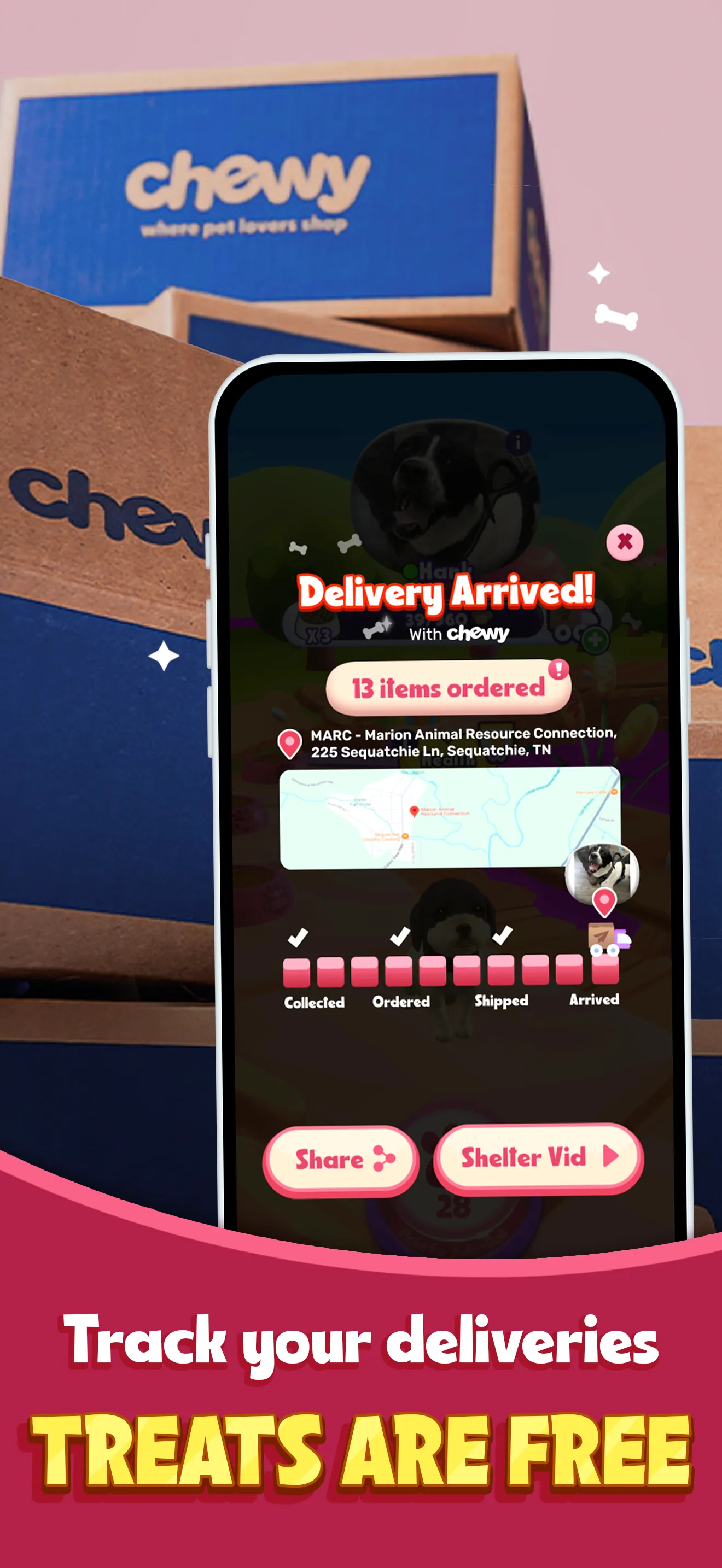 TREAT: Play & impact REAL dogs iphone screenshot 3