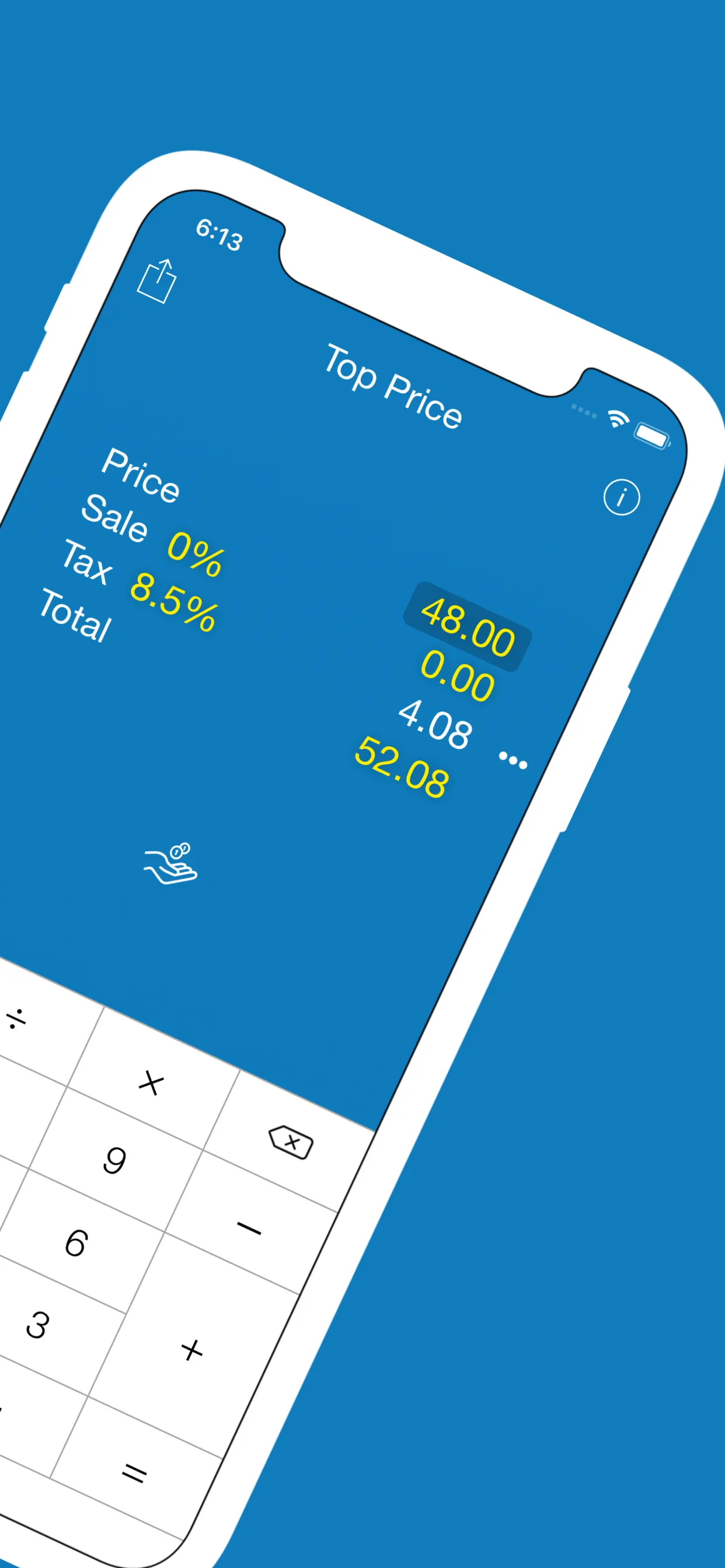 Sales Tax Discount Calculator iphone screenshot 3