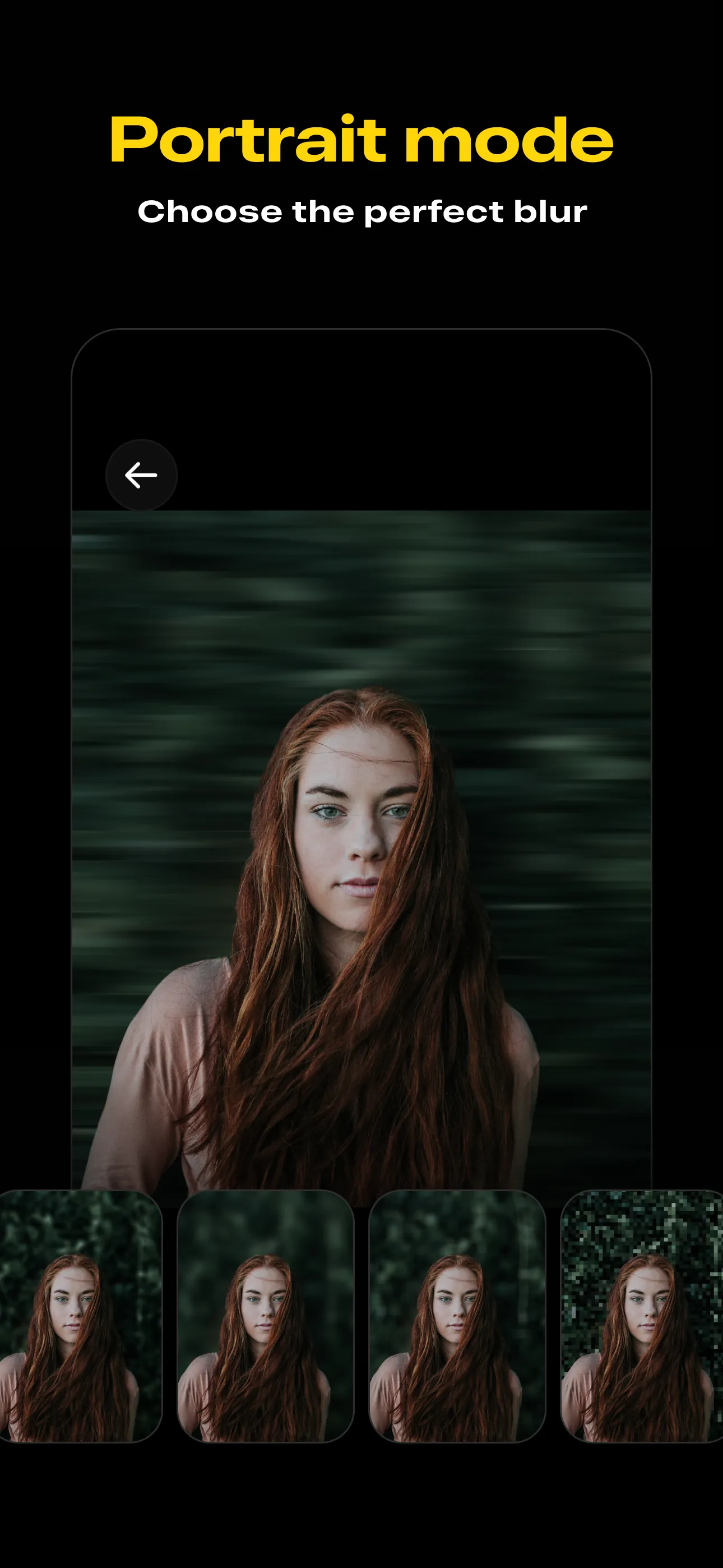 Porträt – Blur Portrait Editor iphone screenshot 2