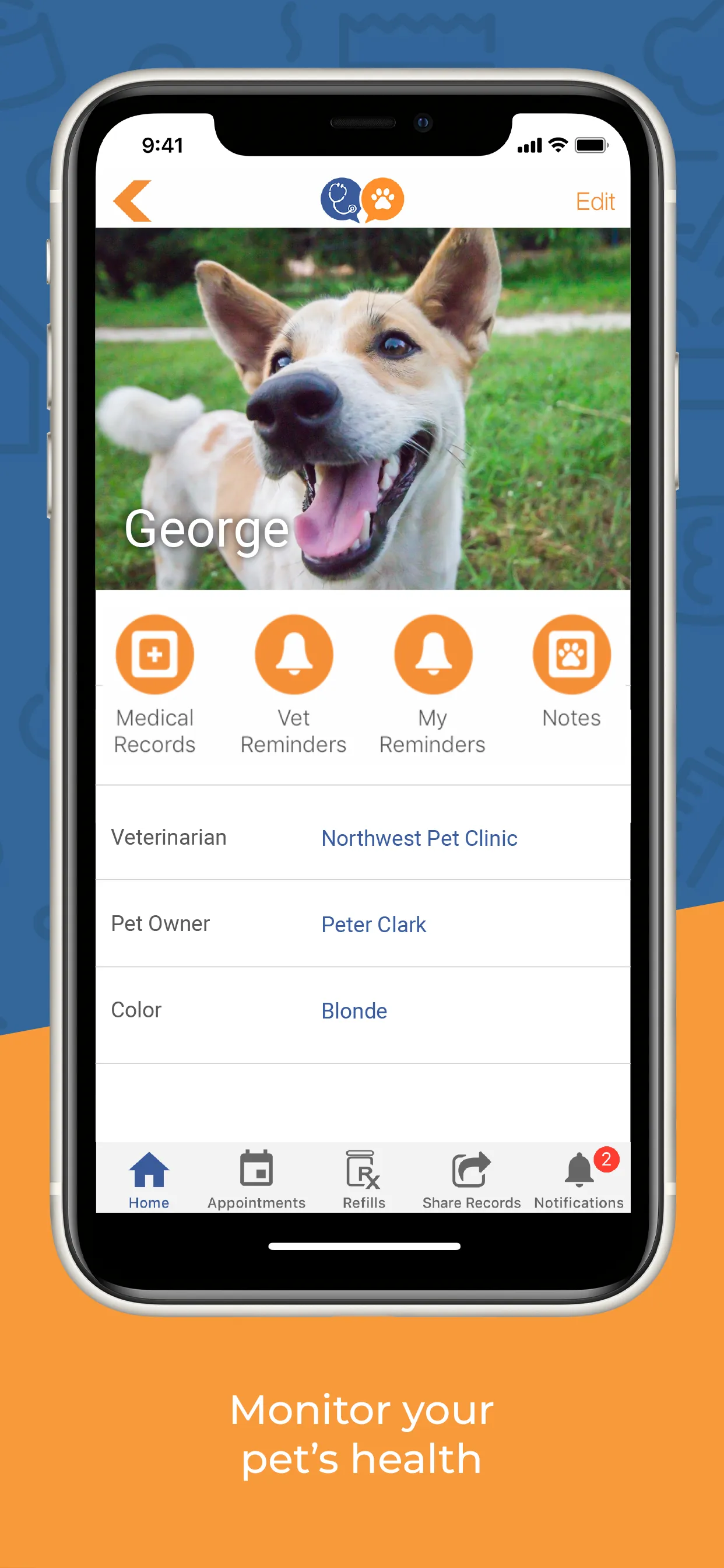 VitusVet Pet Medical Records iphone screenshot 2
