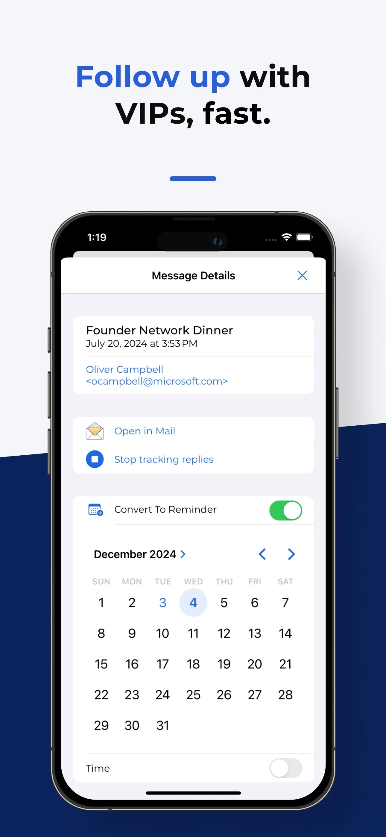 SaneNoReply: AI Follow-Up iphone screenshot 3