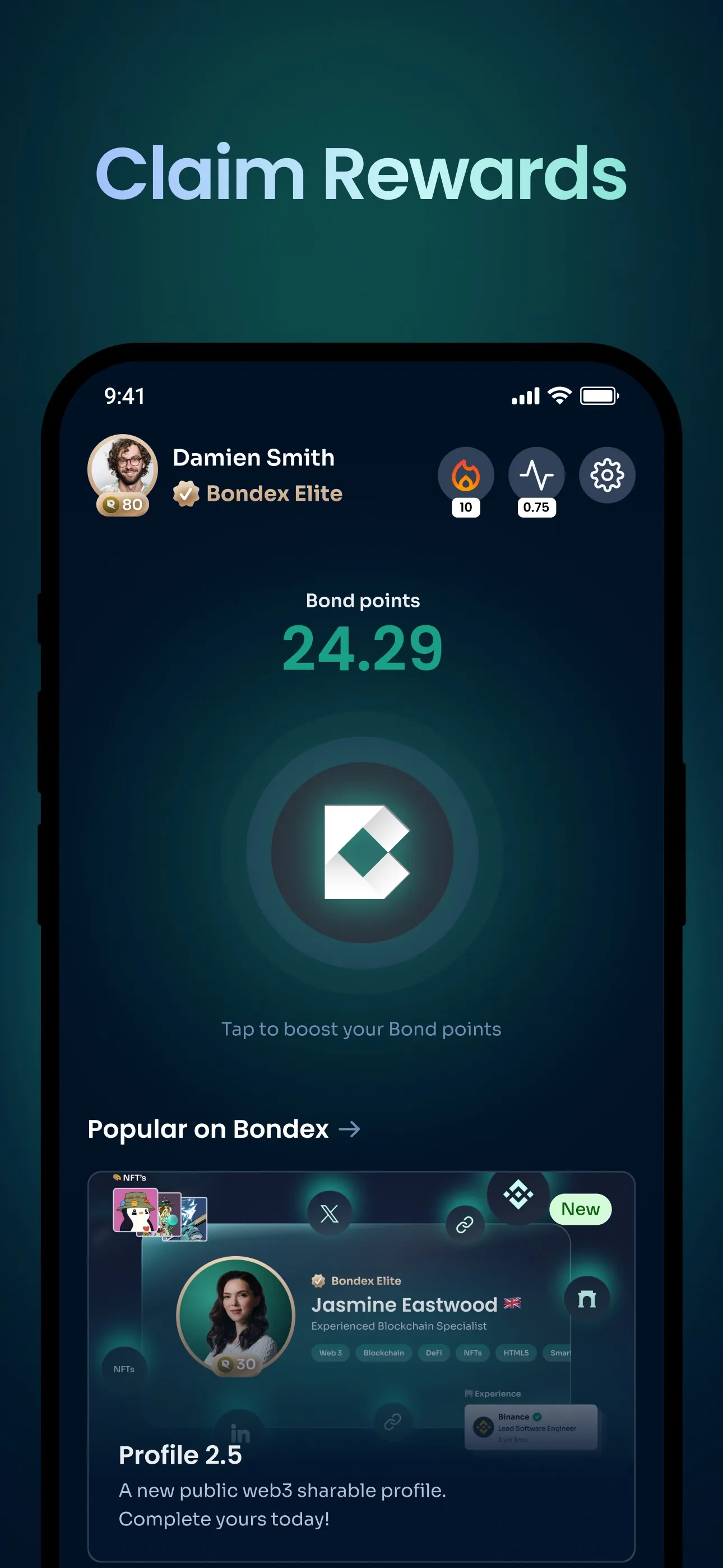 Bondex: Web3 jobs & community iphone screenshot 3