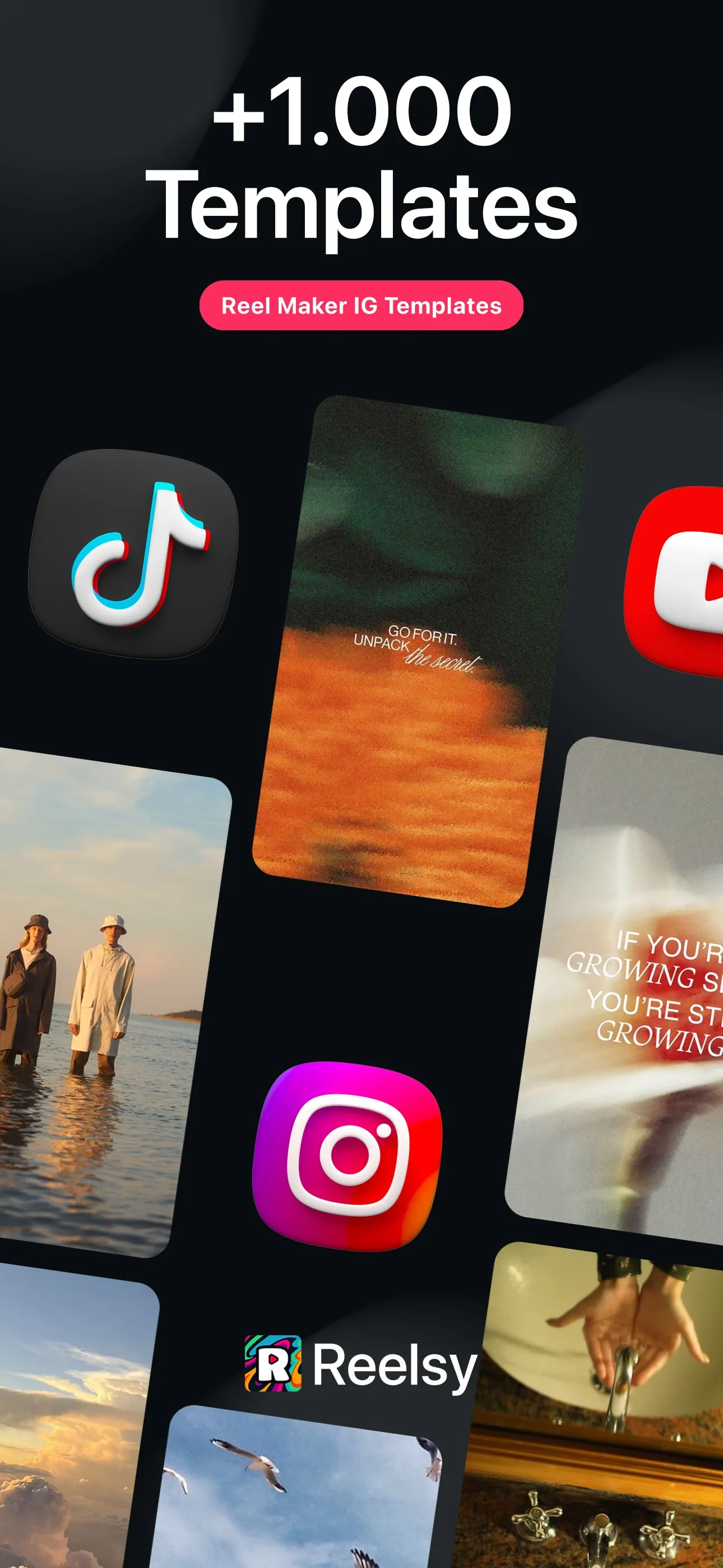 Reelsy Reel Maker IG Templates iphone screenshot 2
