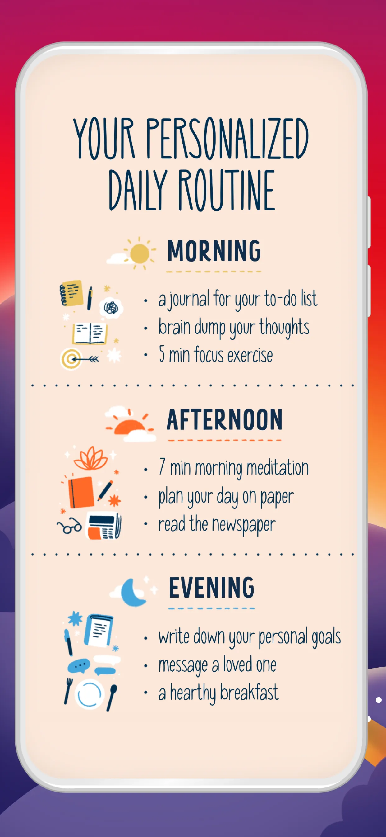 Fabulous: Daily Habit Tracker iphone screenshot 1