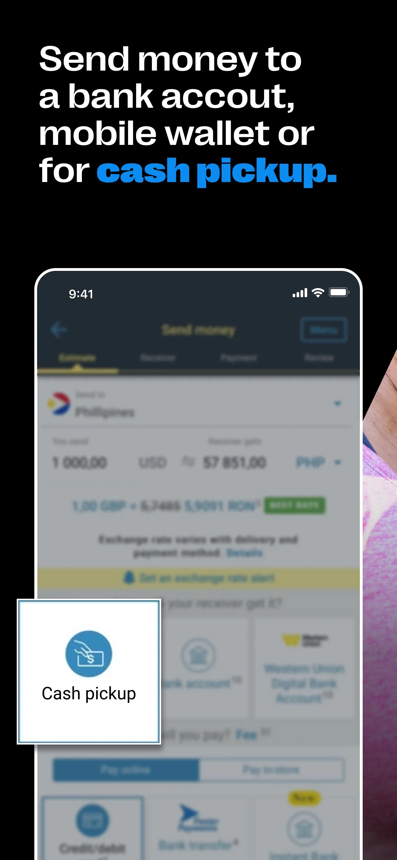Western Union Send Money Now iphone screenshot 5