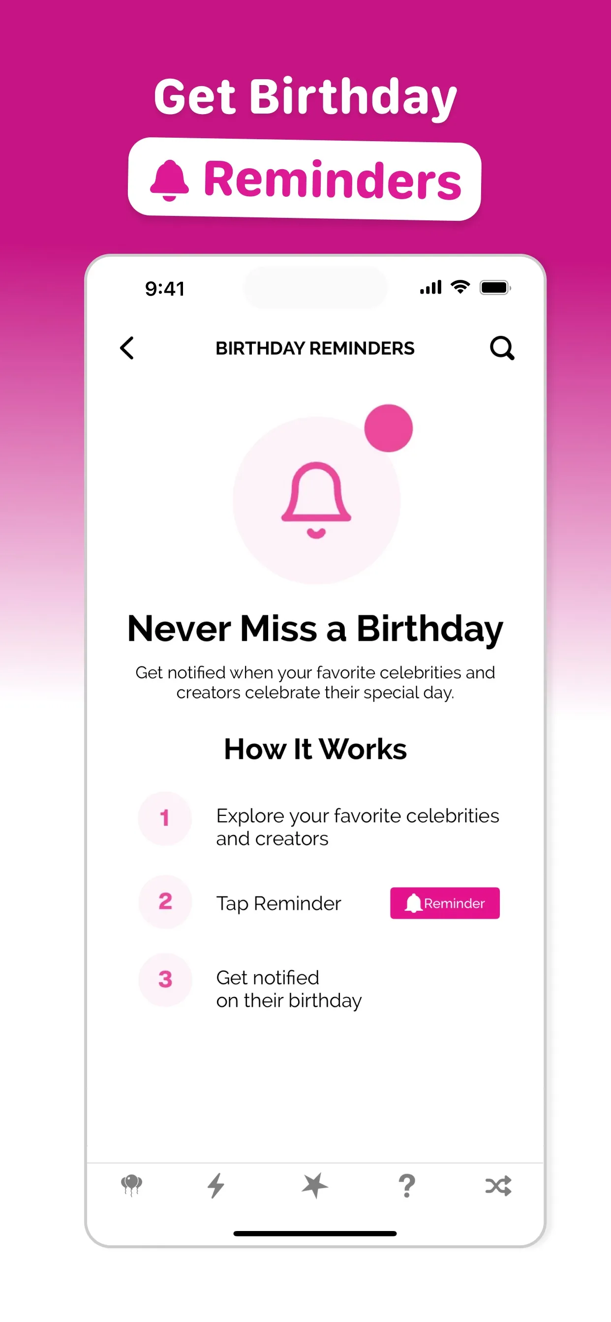 Famous Birthdays iphone screenshot 5