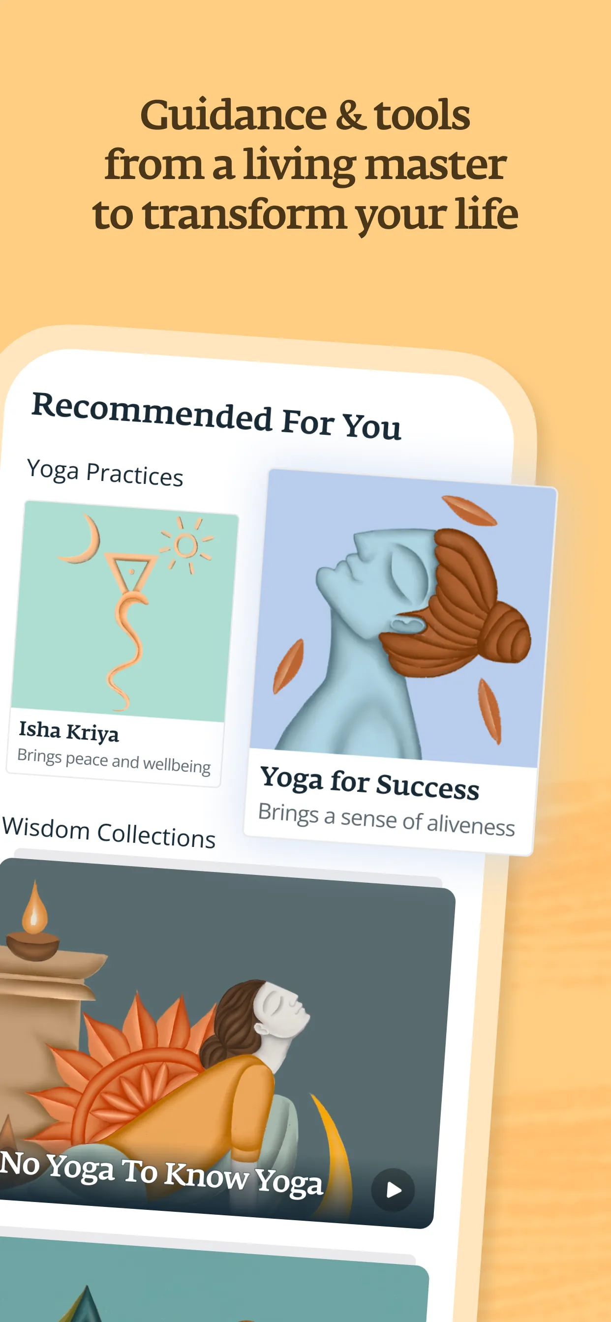 Sadhguru- Yoga & Meditation iphone screenshot 2
