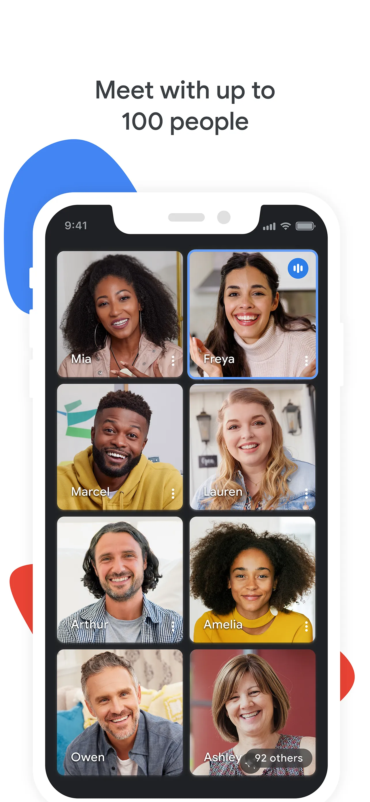 Google Meet iphone screenshot 5