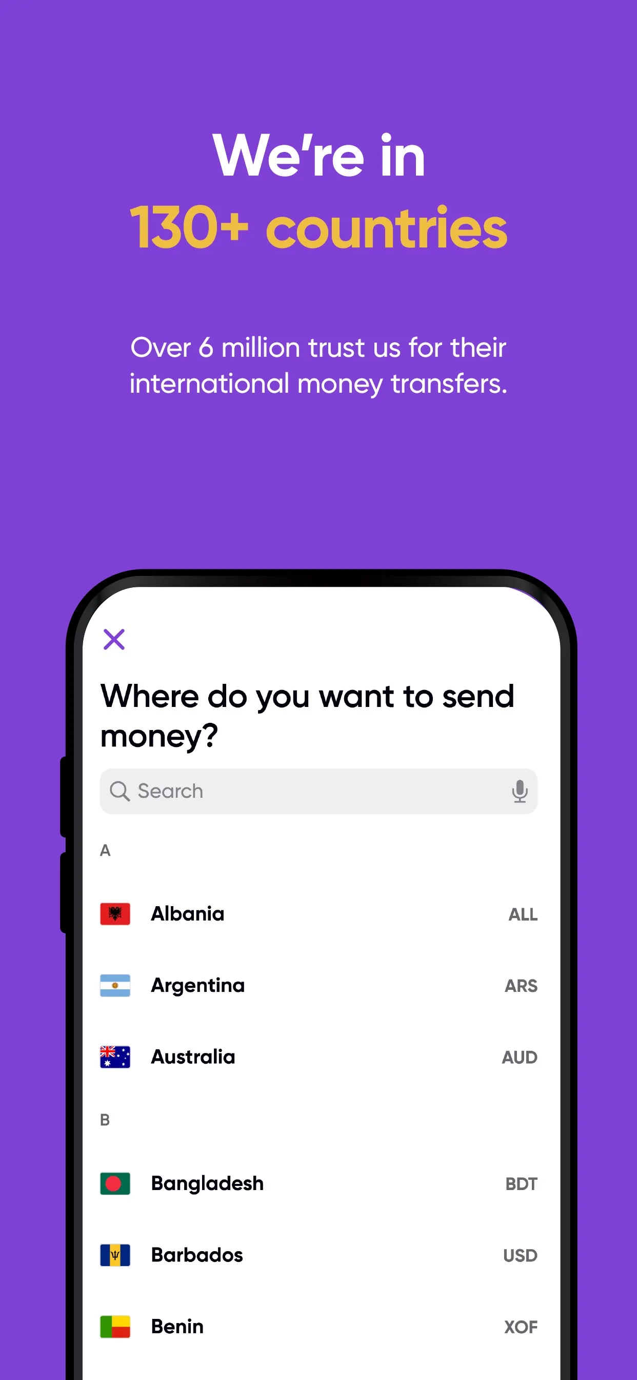 WorldRemit Money Transfer iphone screenshot 7