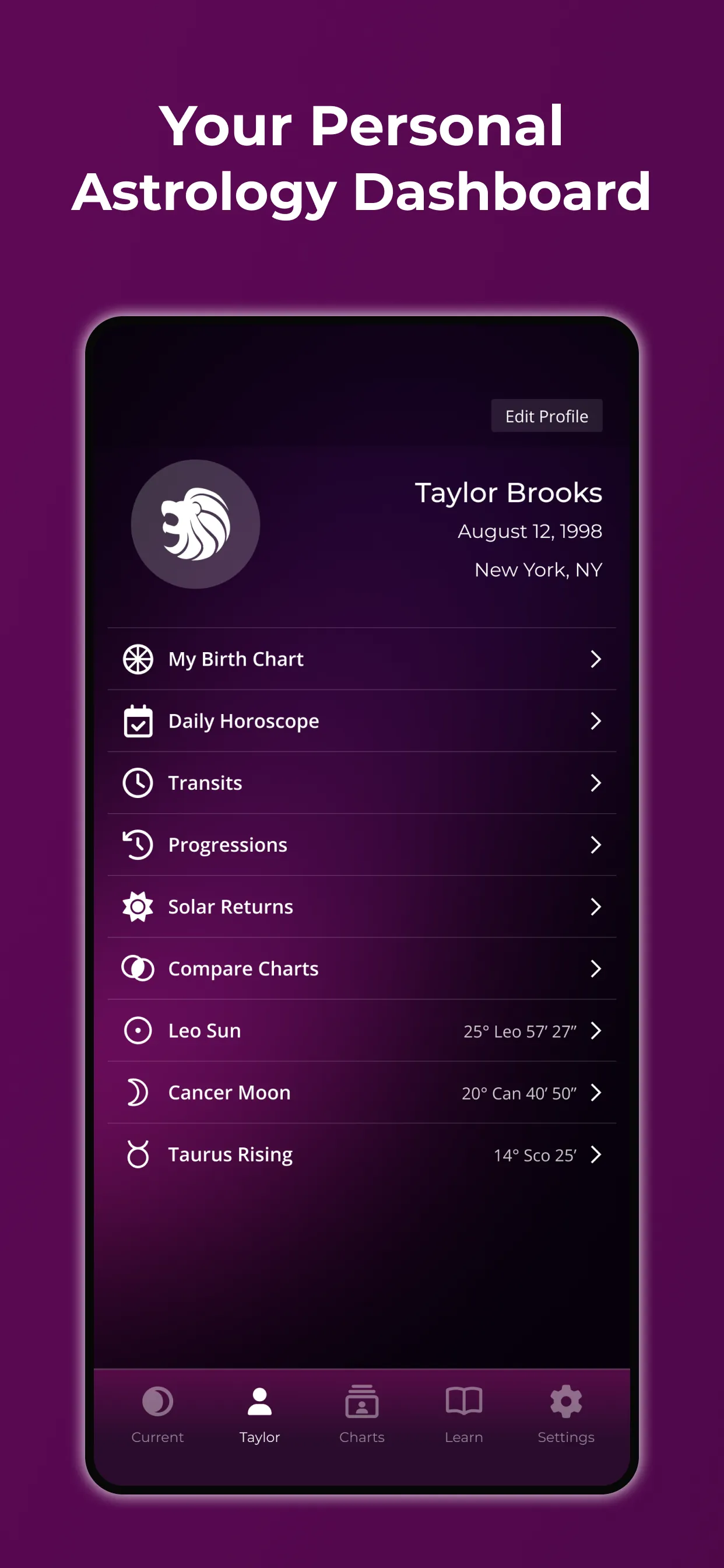 TimePassages Astrology iphone screenshot 3