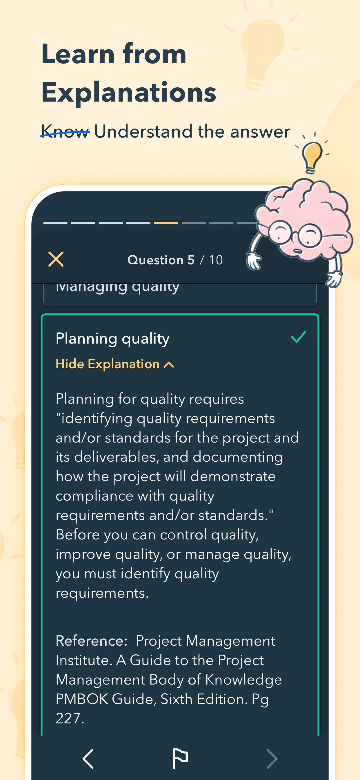Pocket Prep PMP 2025 iphone screenshot 3