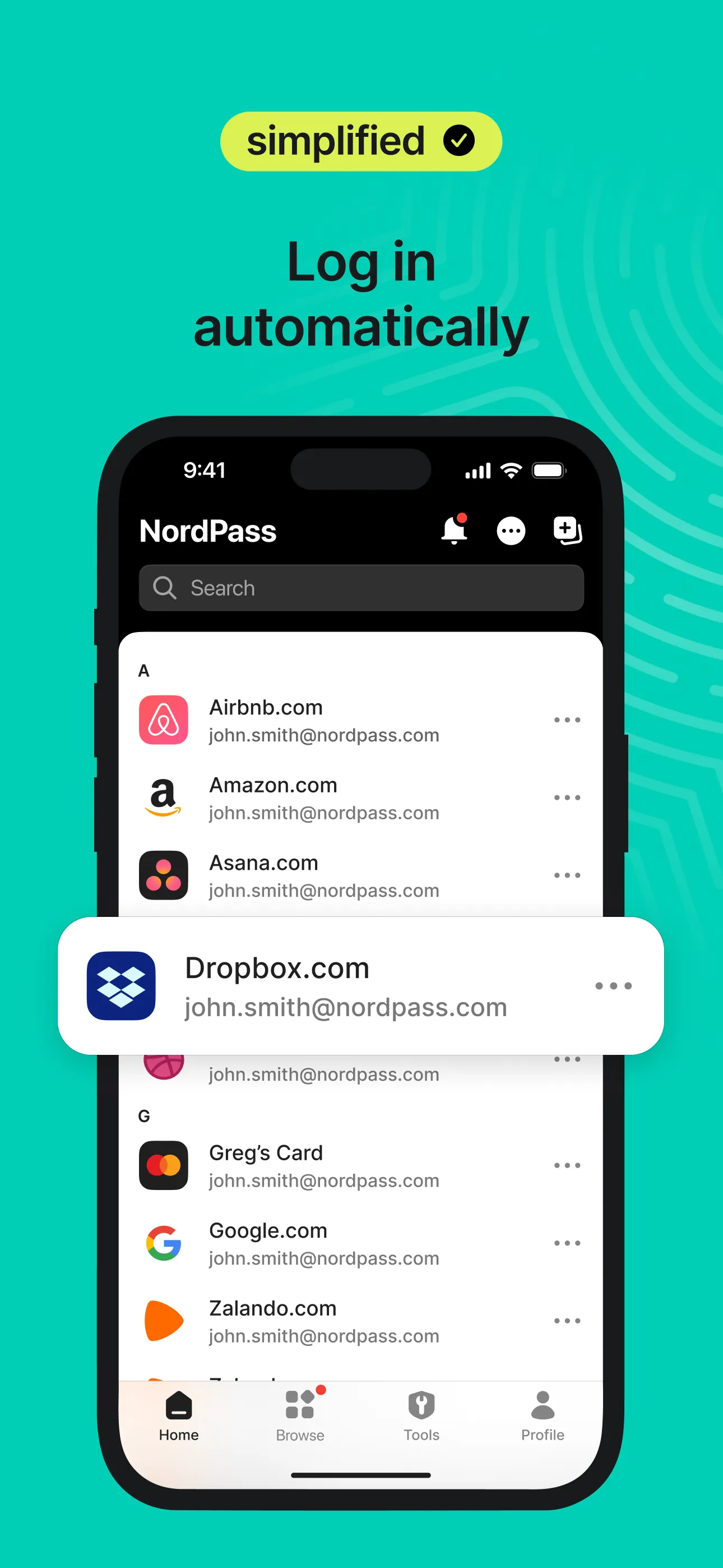 NordPass® Password Manager iphone screenshot 2