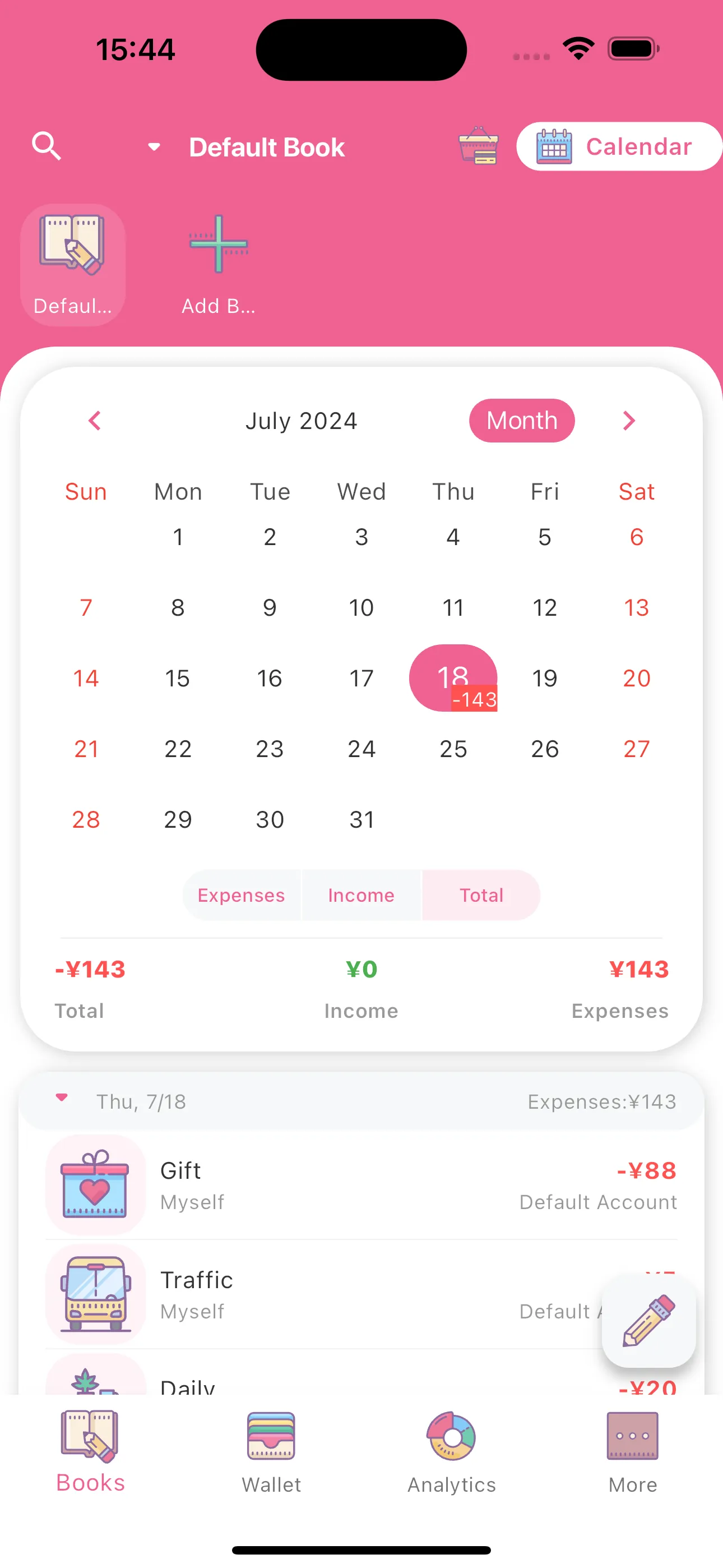Money+ Cute Expense Tracker iphone screenshot 5