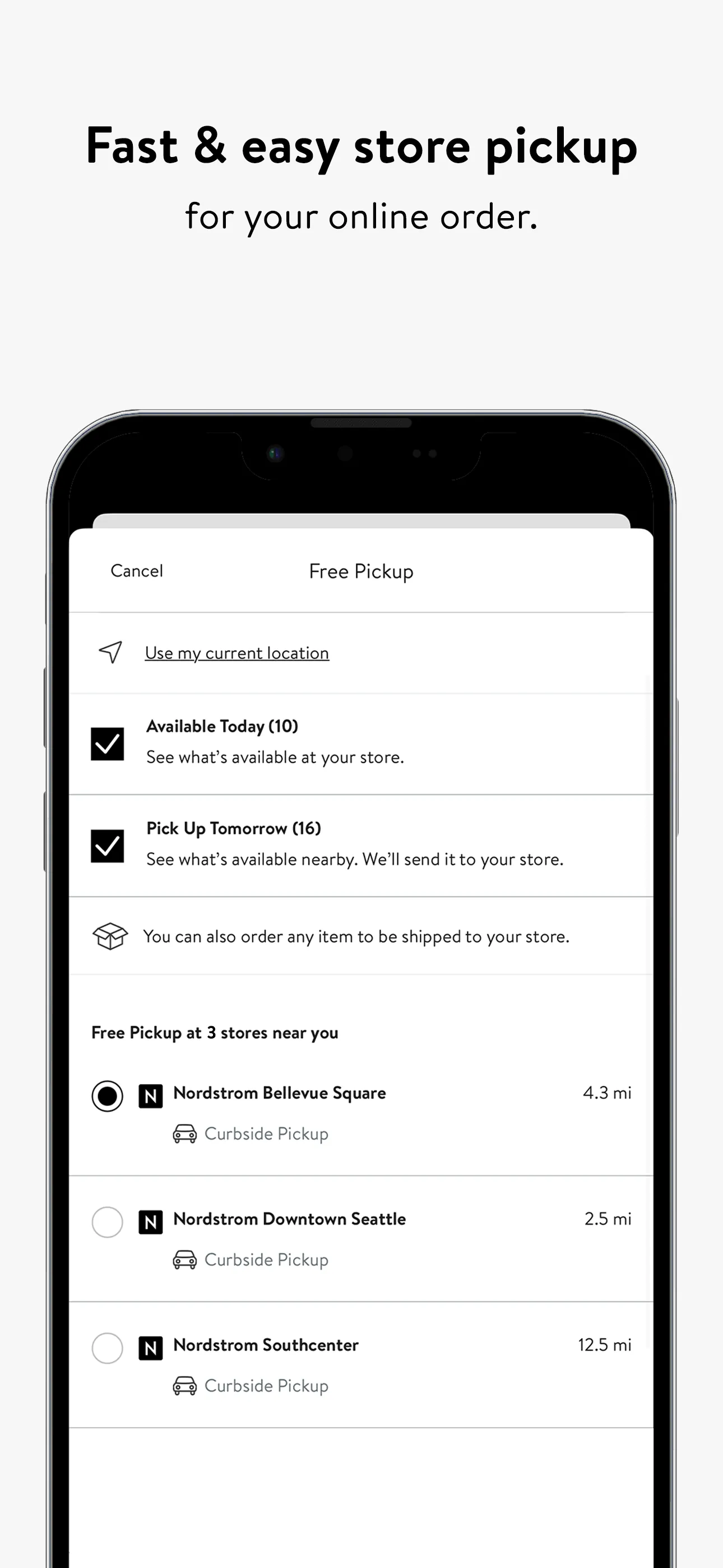 Nordstrom iphone screenshot 7