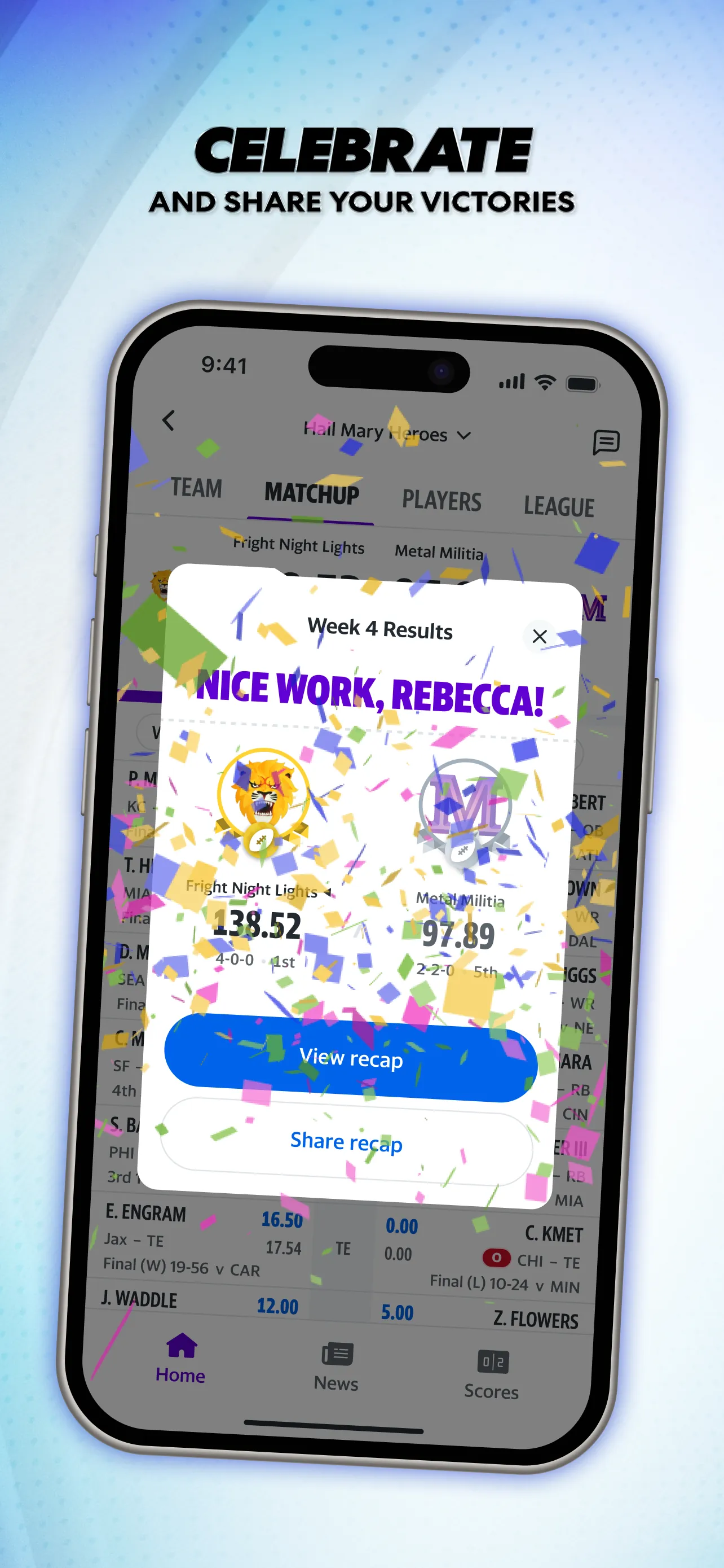Yahoo Fantasy Football, Sports iphone screenshot 9