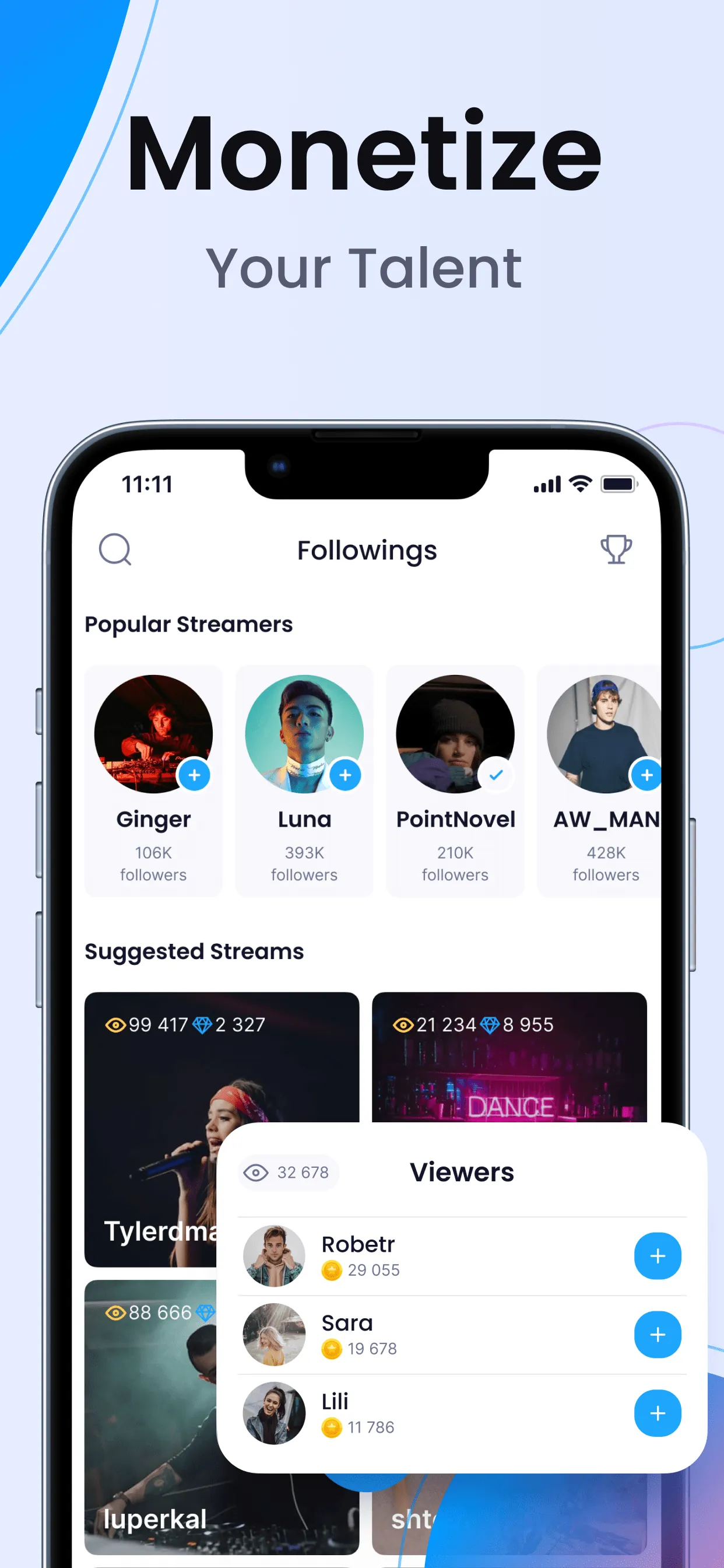 Plamfy: Watch Streams&Go Live iphone screenshot 8
