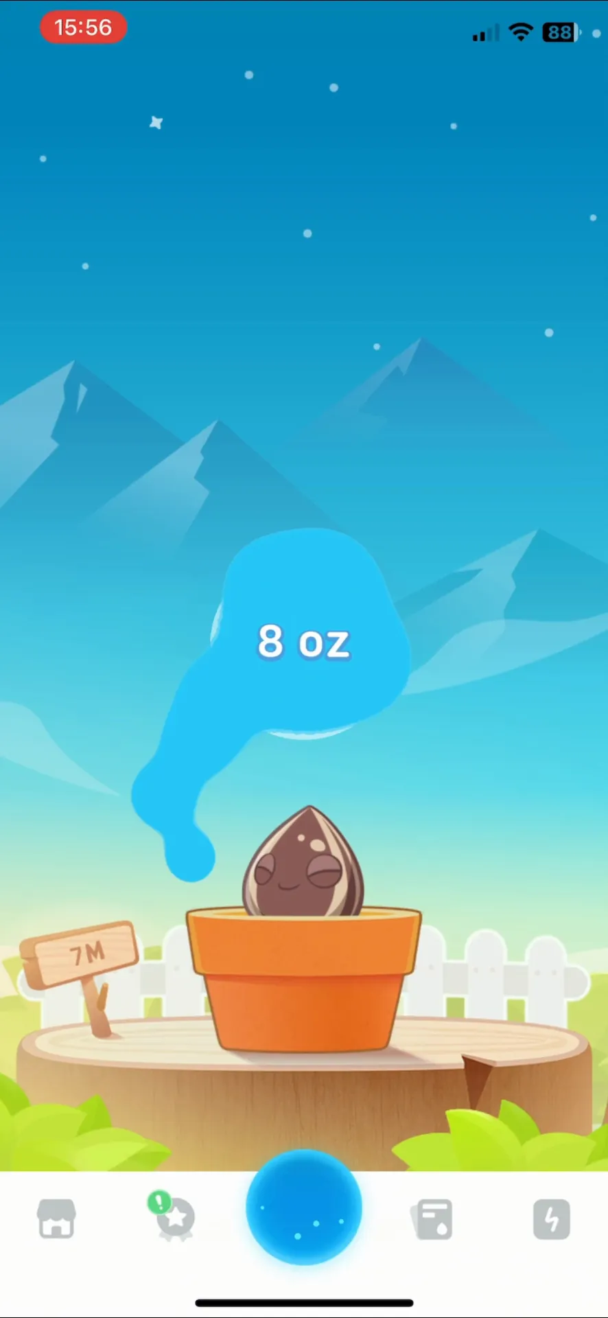 Plant Nanny Cute Water Tracker iphone screenshot 1