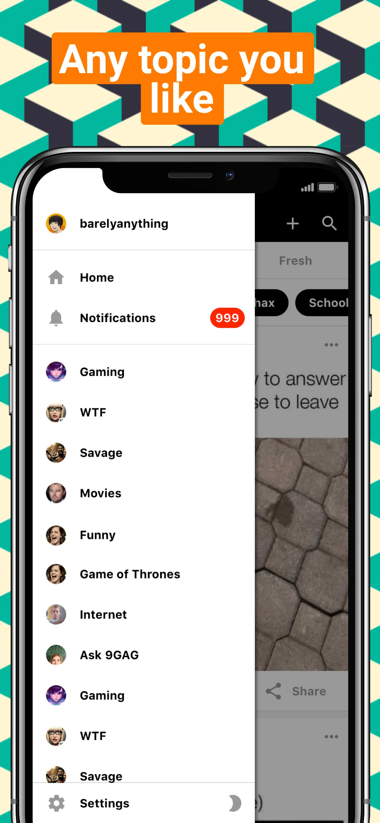 9GAG: Best LOL Pics & GIFs iphone screenshot 3