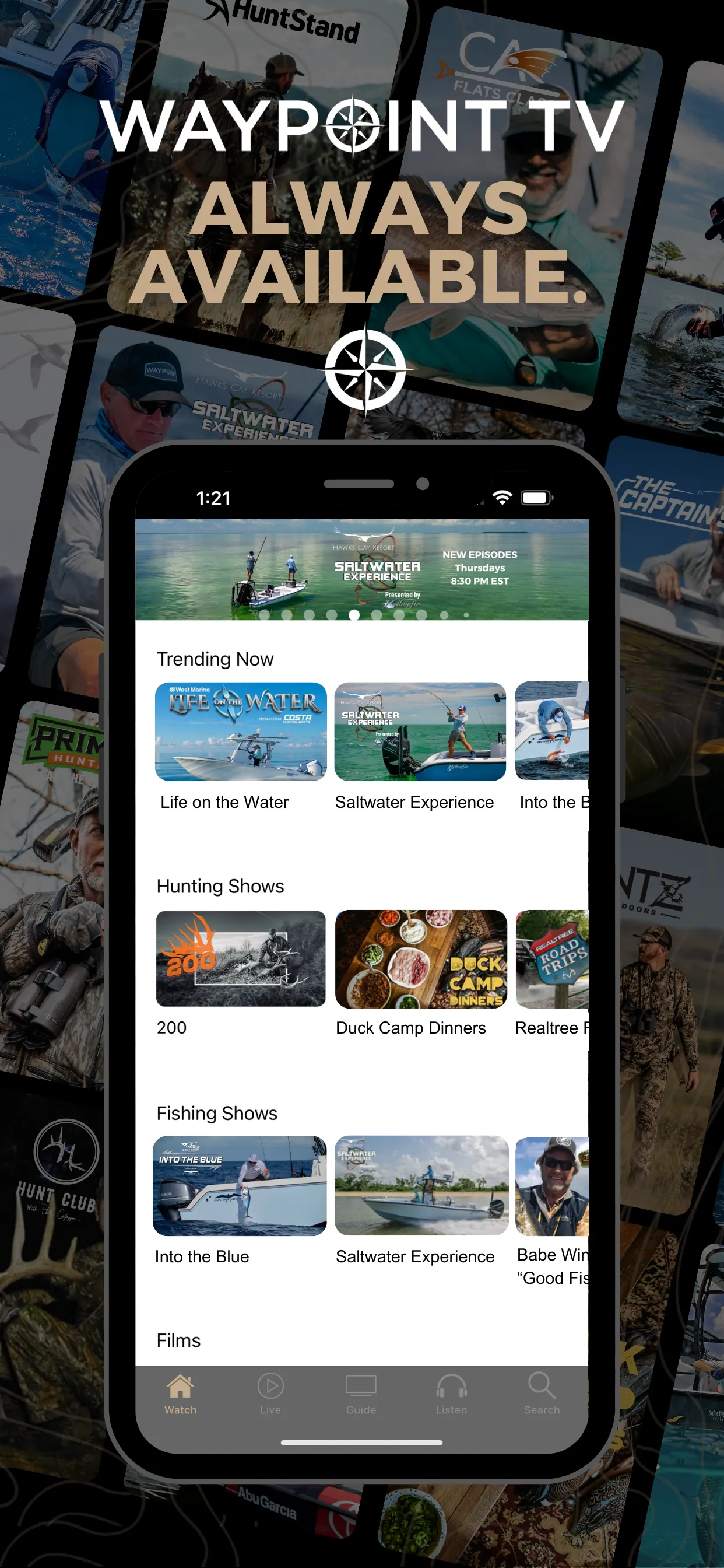 Waypoint TV iphone screenshot 1