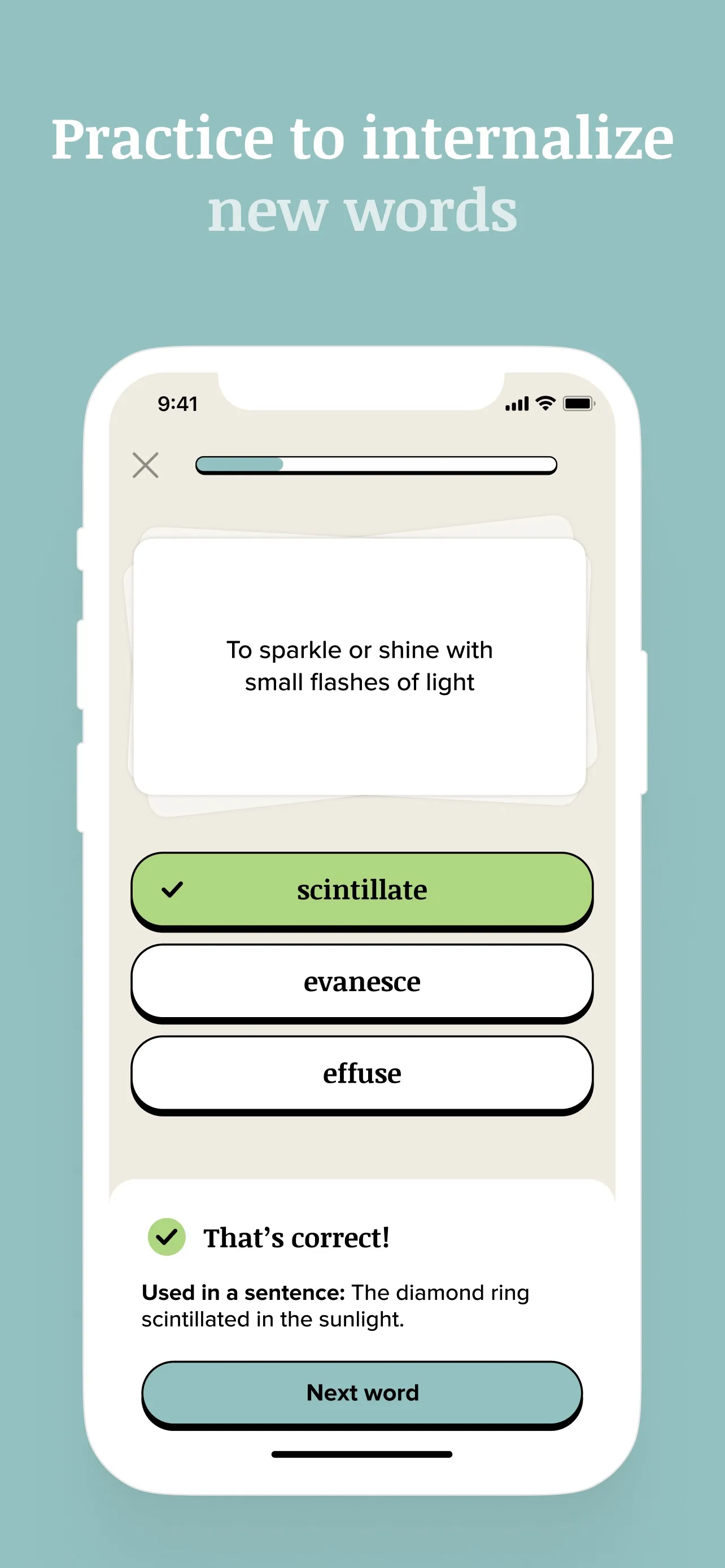 Vocabulary - Learn words daily iphone screenshot 4