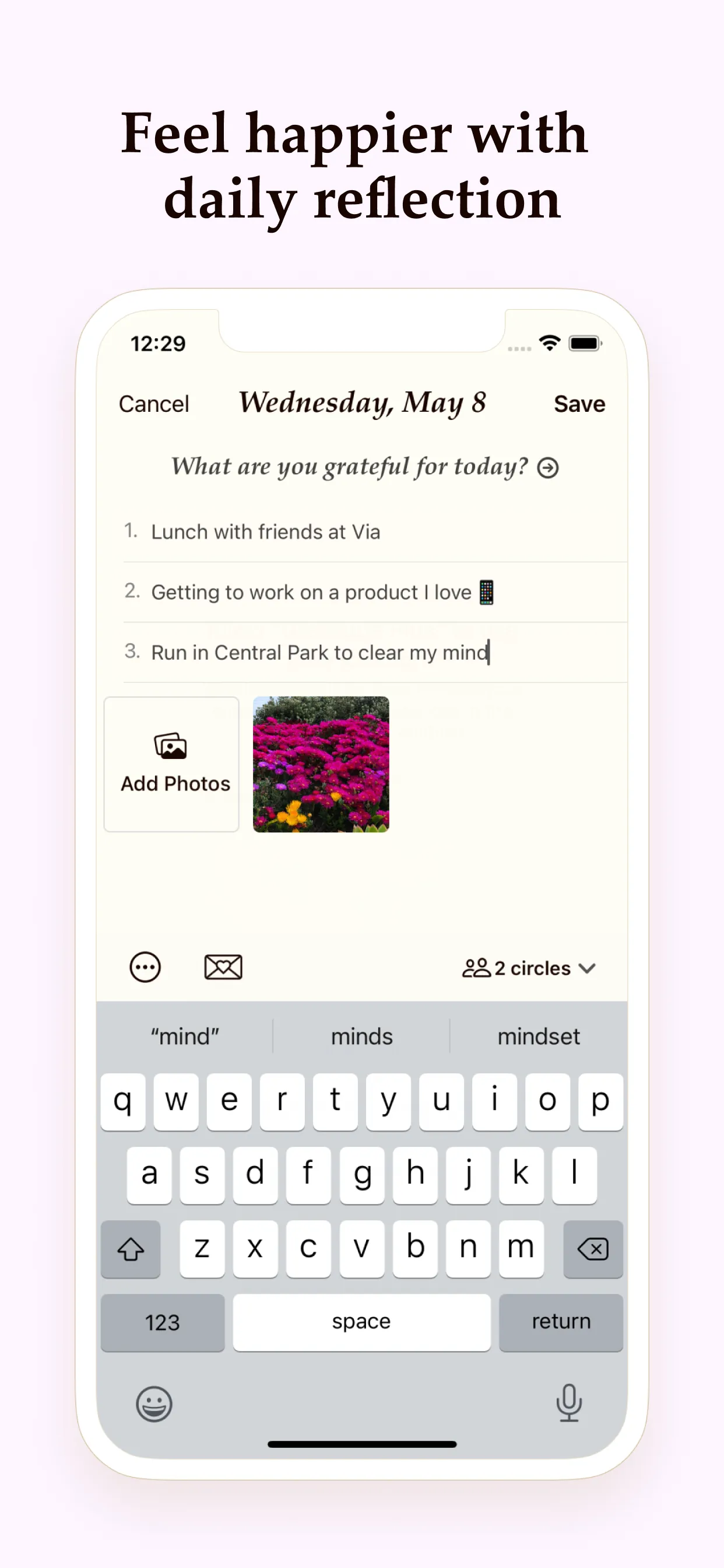 Gratitude Plus – Journal iphone screenshot 3