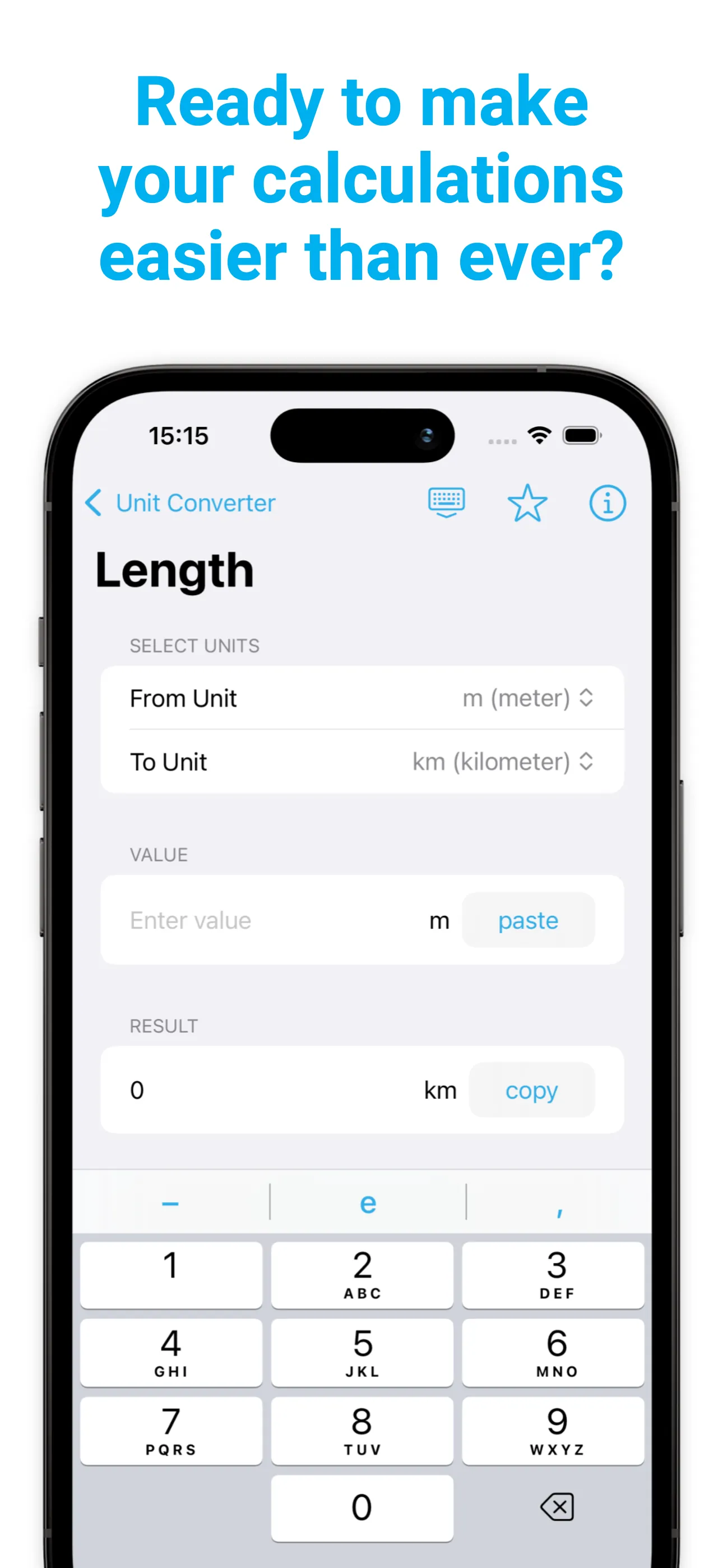 Unit Converter - Scientific iphone screenshot 3