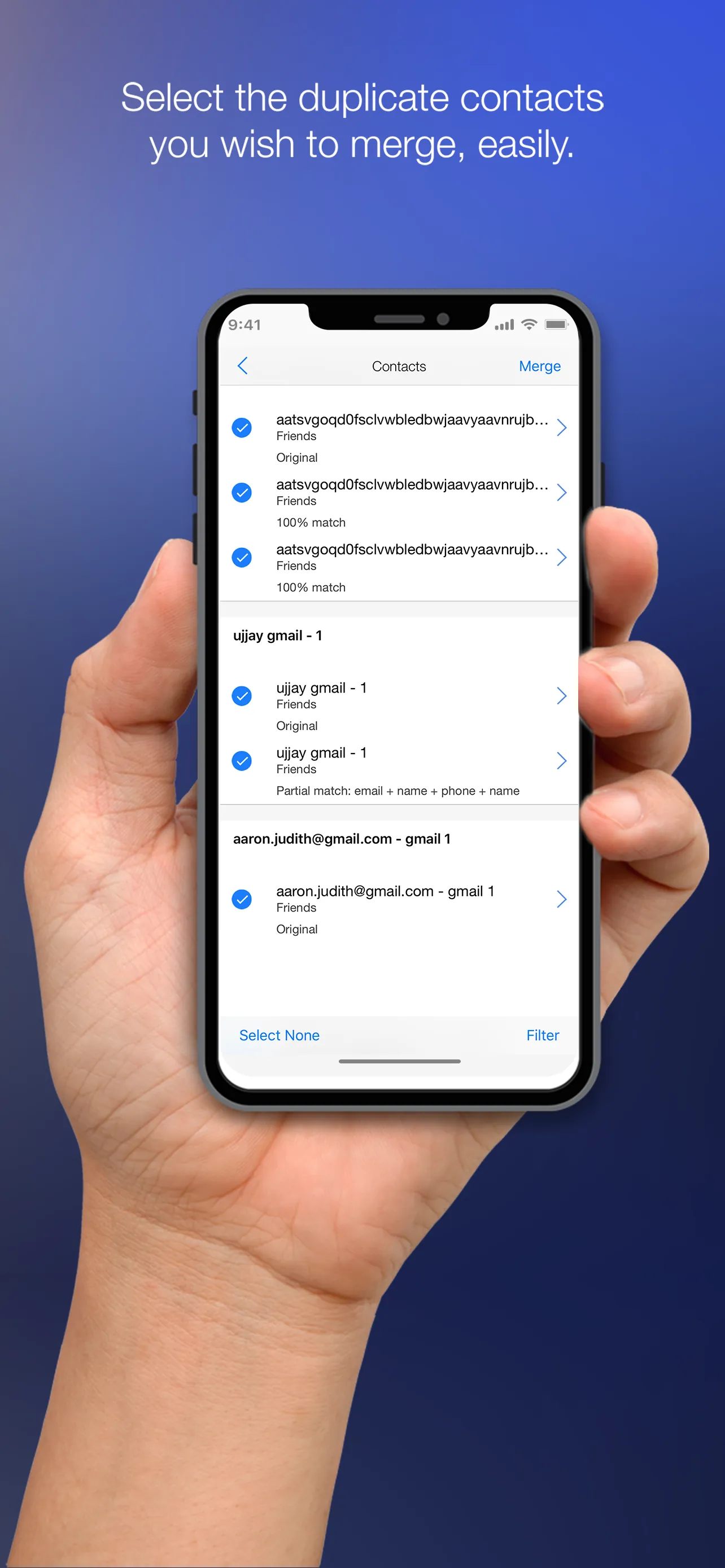 Cleanup Duplicate Contacts! iphone screenshot 5