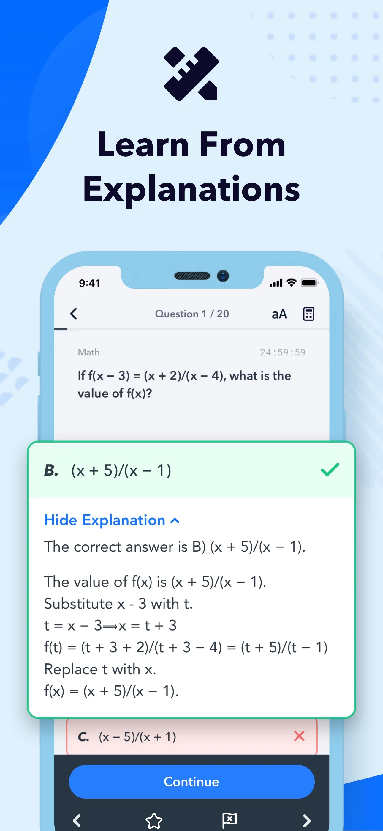 SAT® Prep 2025: Practice Test iphone screenshot 4