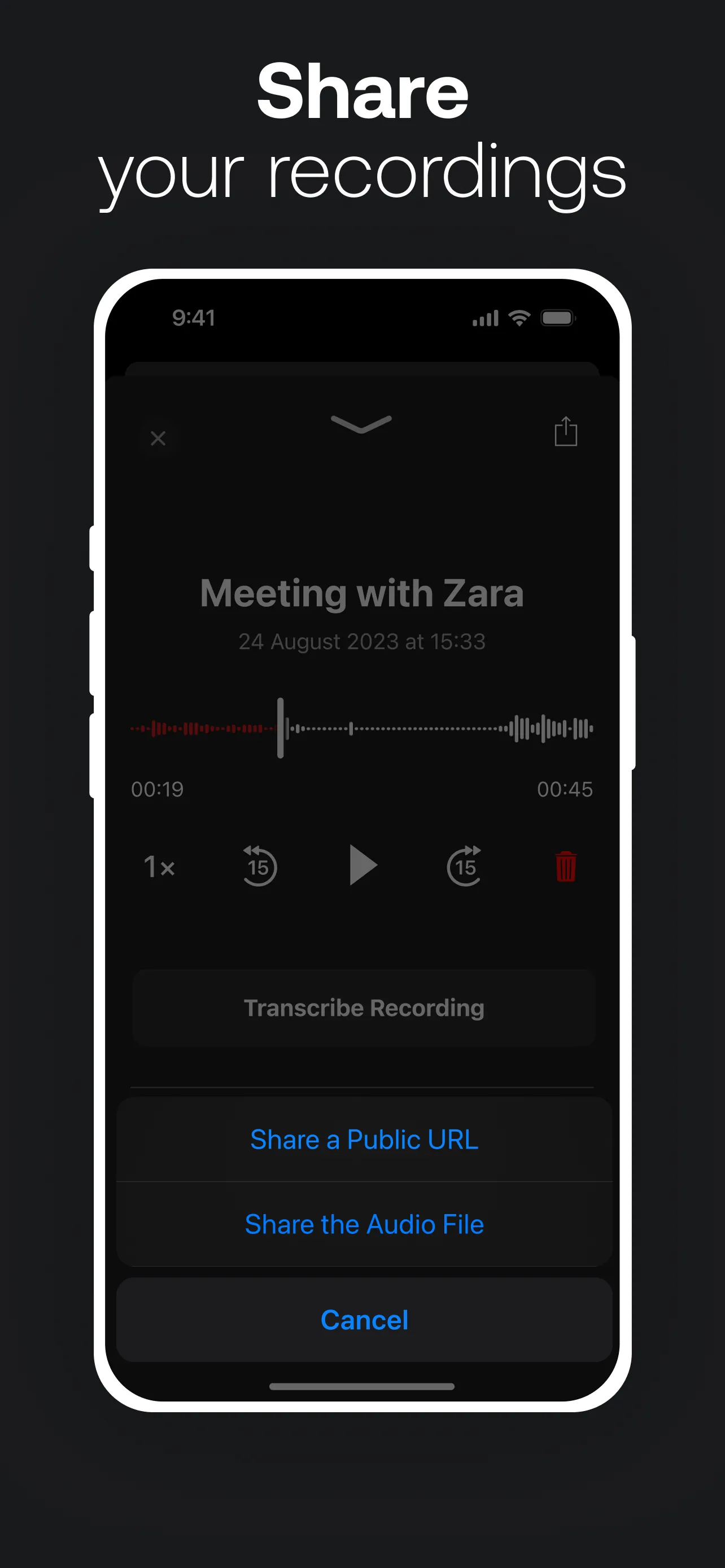 TapeACall: Call Recorder iphone screenshot 6