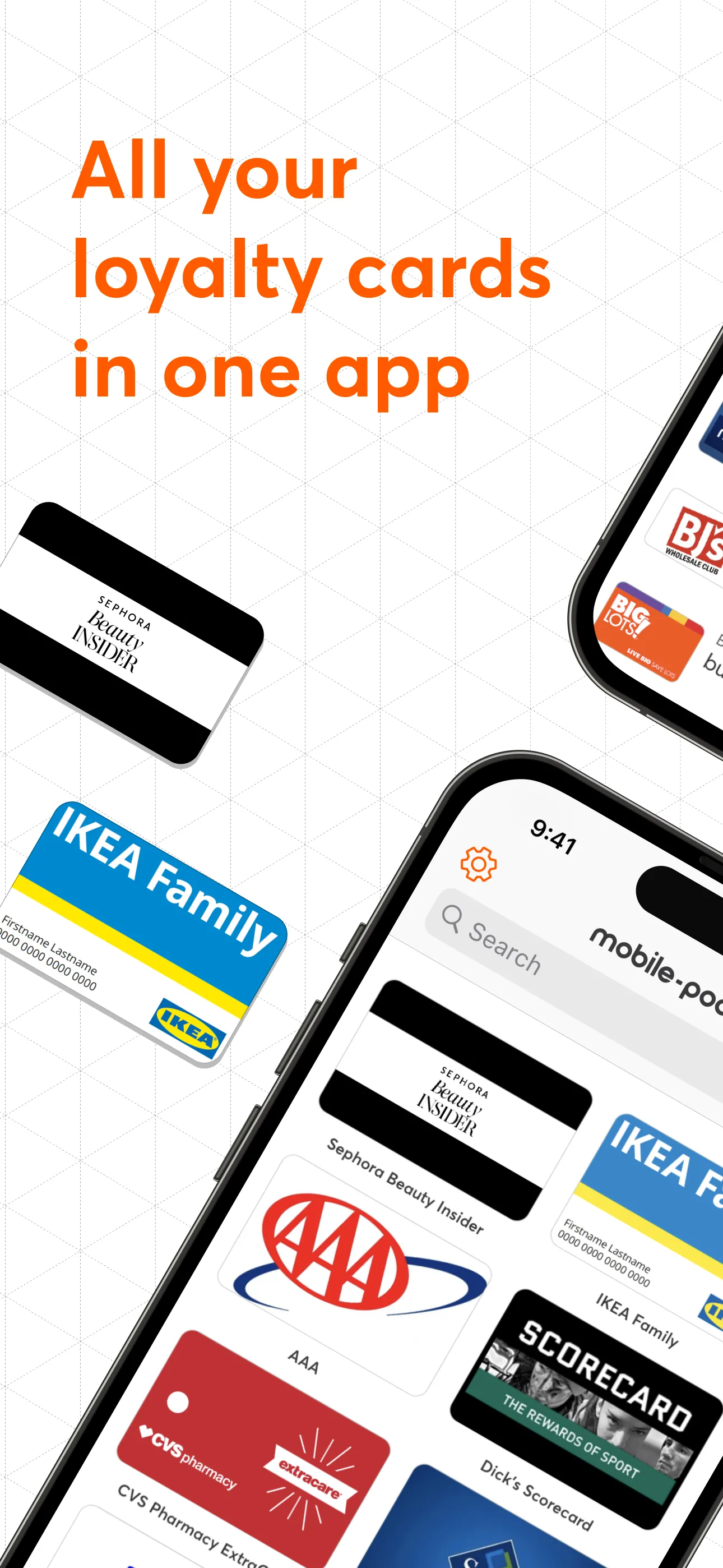 mobile-pocket loyalty cards iphone screenshot 2