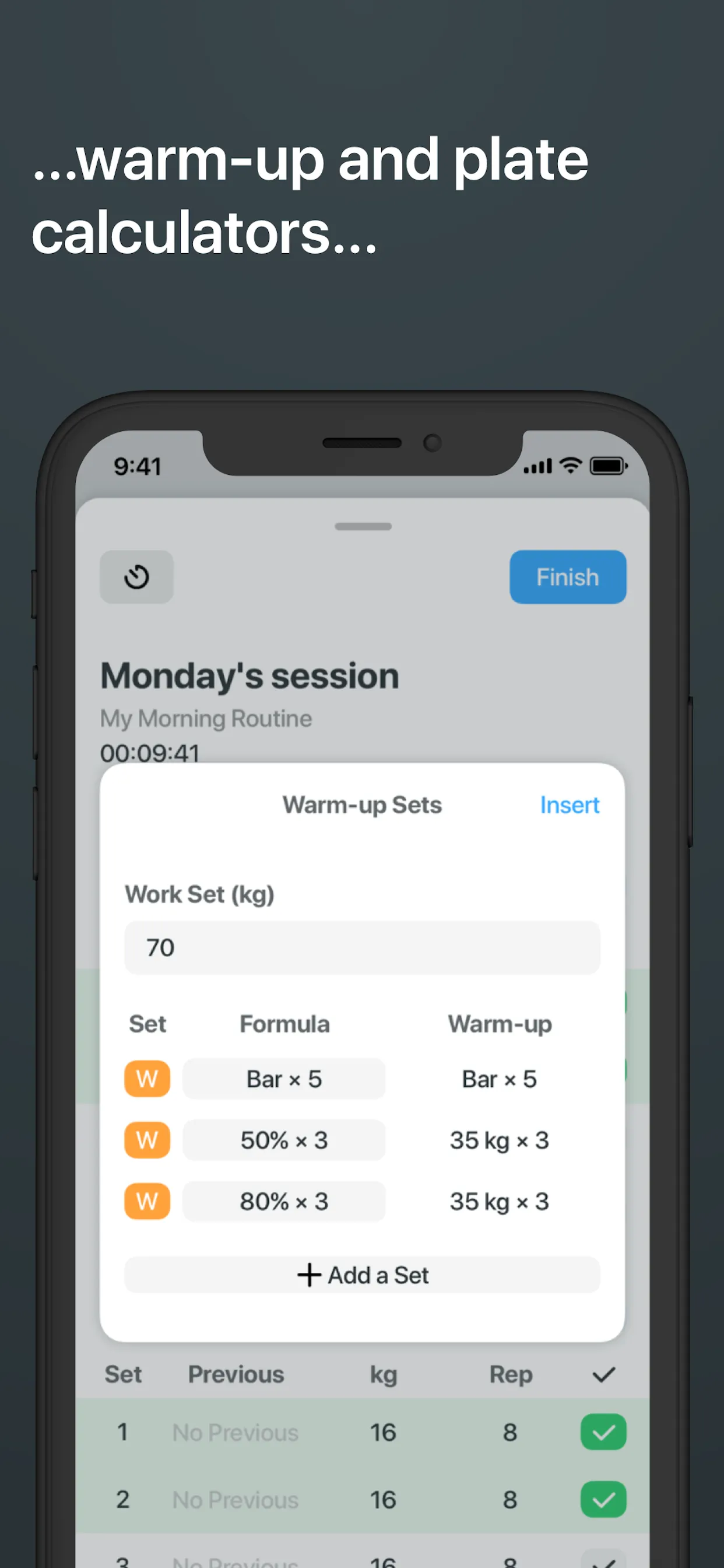 Strong Workout Tracker Gym Log iphone screenshot 4
