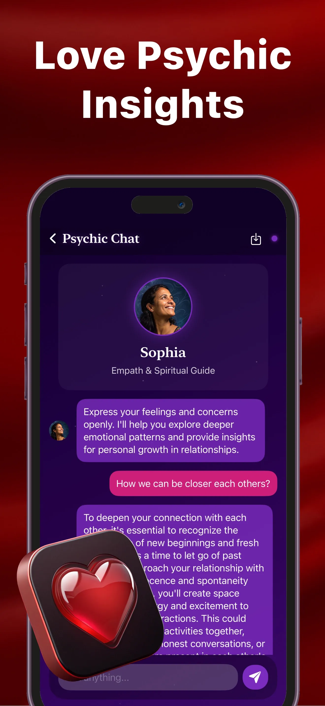 Relationship Advice Love AI iphone screenshot 2
